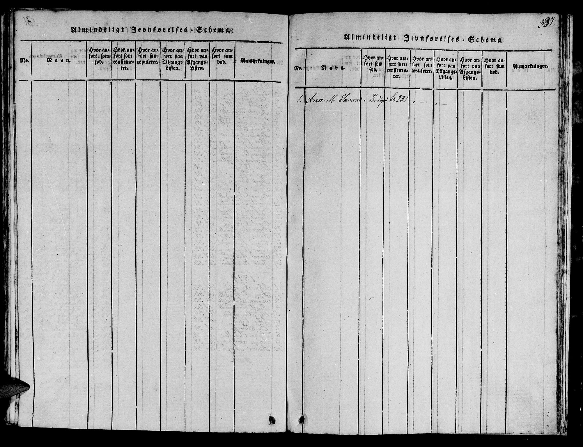 Ministerialprotokoller, klokkerbøker og fødselsregistre - Sør-Trøndelag, SAT/A-1456/613/L0393: Parish register (copy) no. 613C01, 1816-1886, p. 387