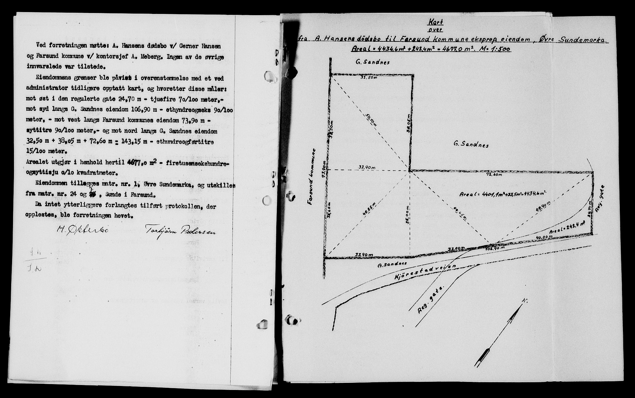 Lyngdal sorenskriveri, AV/SAK-1221-0004/G/Gb/L0679: Mortgage book no. A XXV, 1959-1960, Diary no: : 427/1960