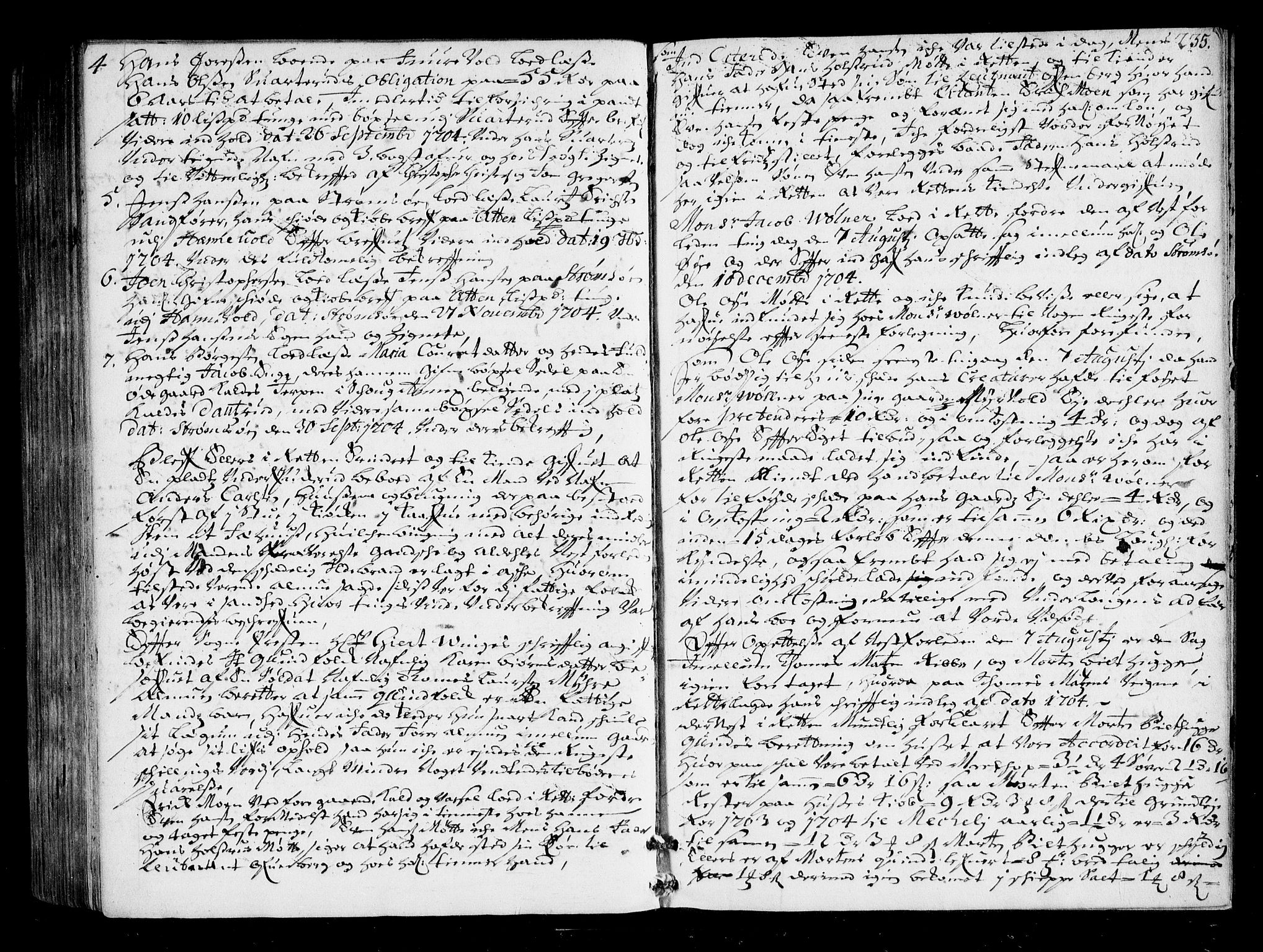 Nordre Jarlsberg sorenskriveri, AV/SAKO-A-80/F/Fa/Faa/L0011: Tingbok, 1701-1704, p. 235
