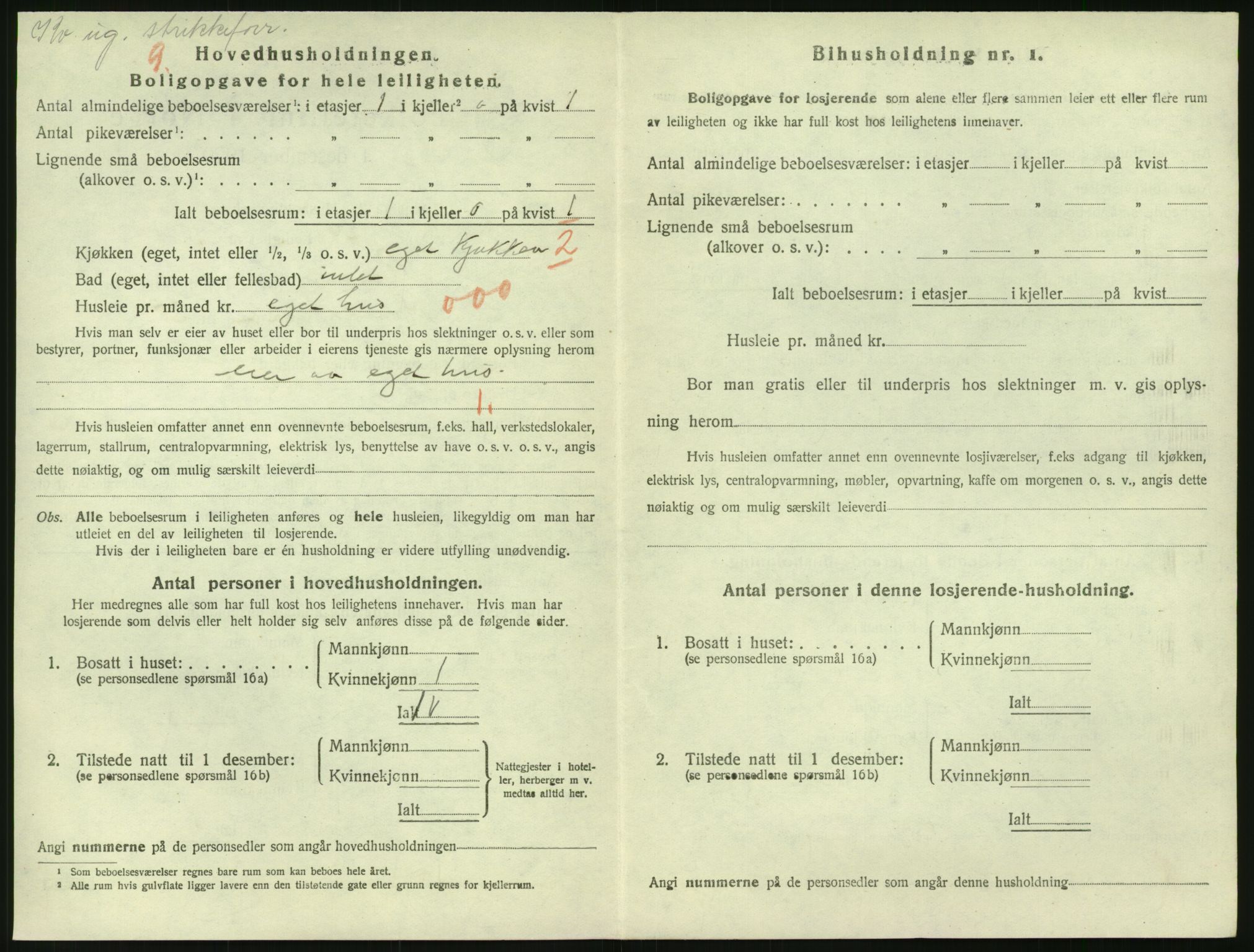 SAK, 1920 census for Risør, 1920, p. 1652