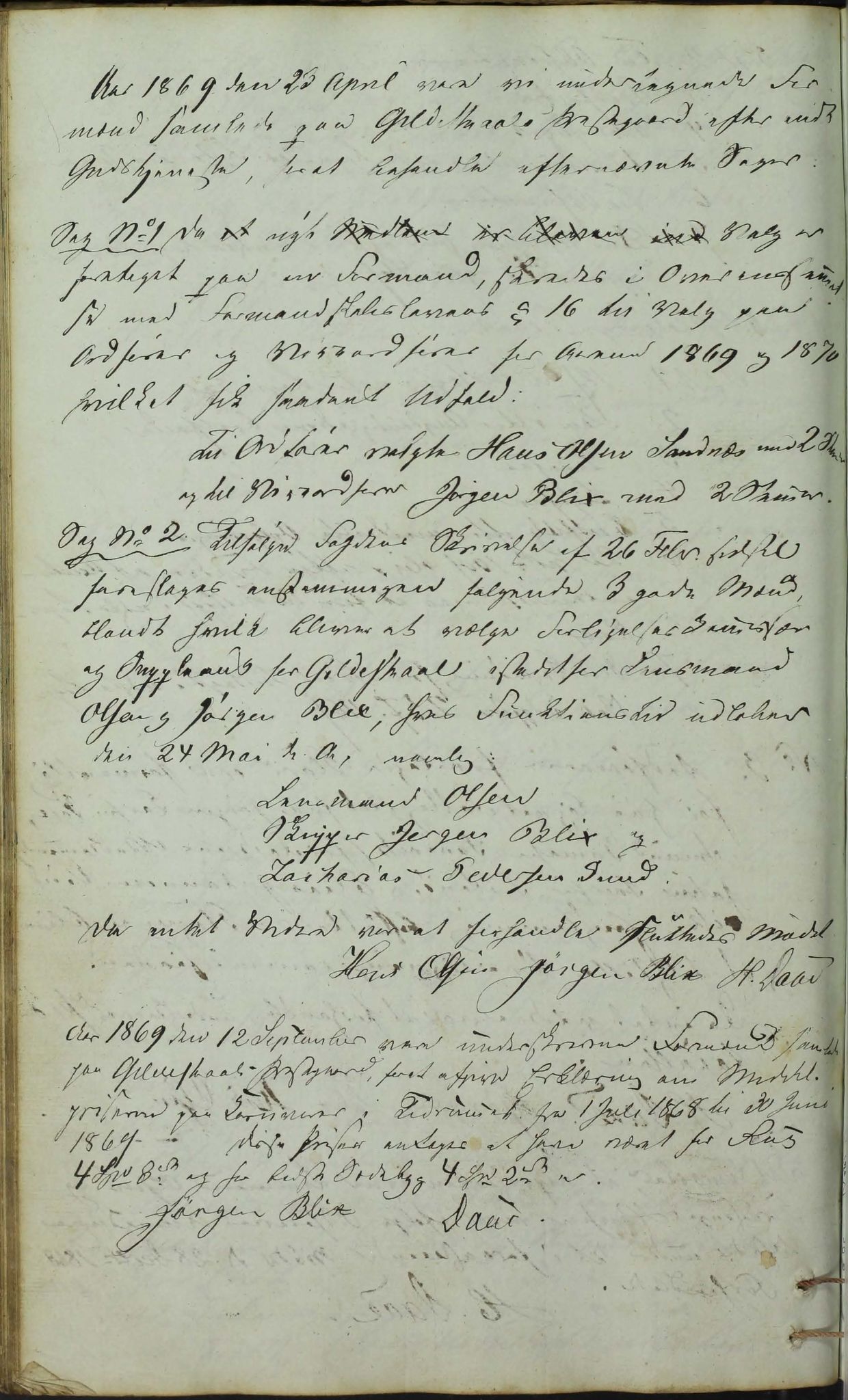 Gildeskål kommune. Formannskapet, AIN/K-18380.150/100/L0001: Møtebok formannskapet, 1838-1880, p. 165b