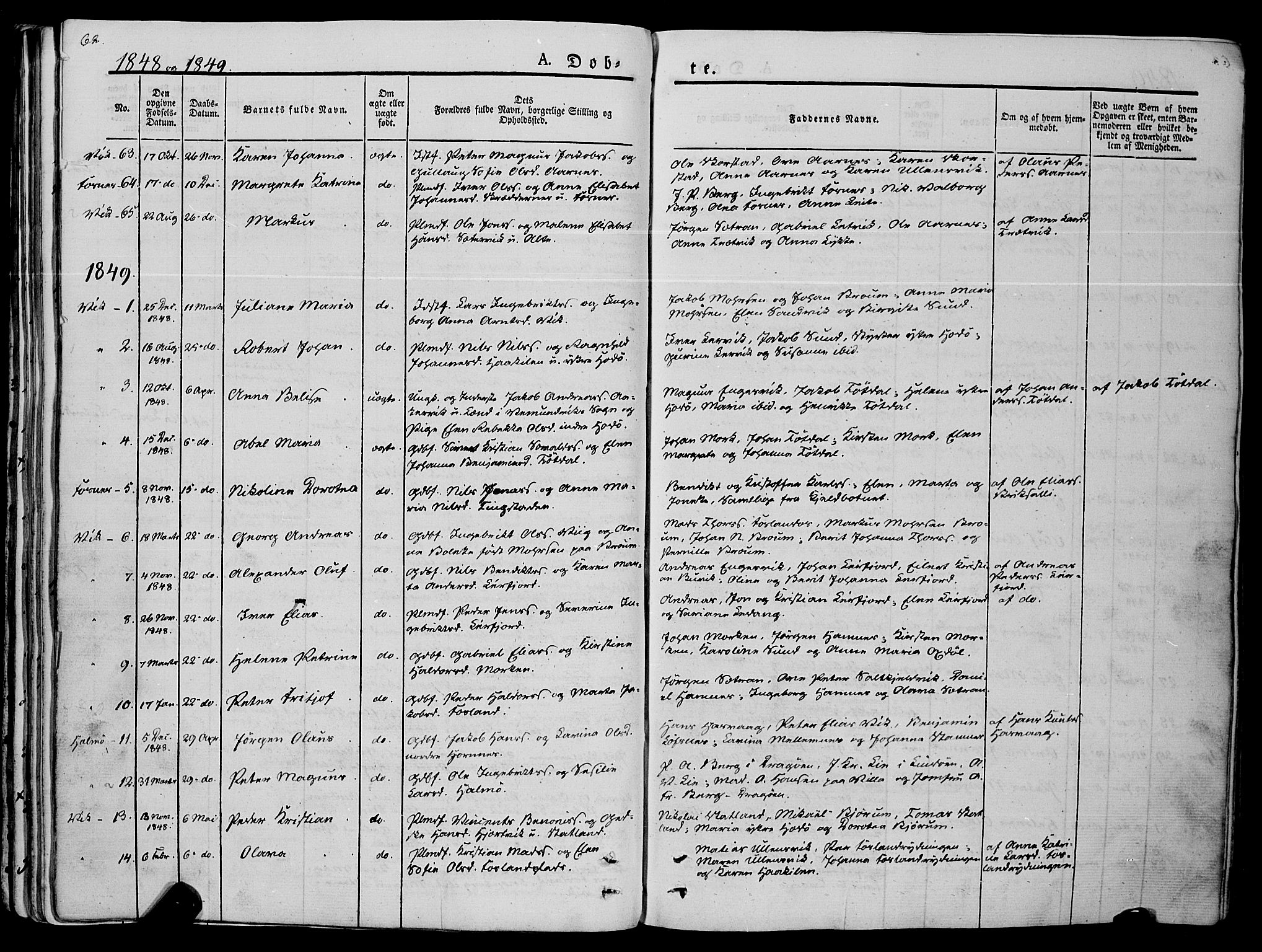 Ministerialprotokoller, klokkerbøker og fødselsregistre - Nord-Trøndelag, SAT/A-1458/773/L0614: Parish register (official) no. 773A05, 1831-1856, p. 62