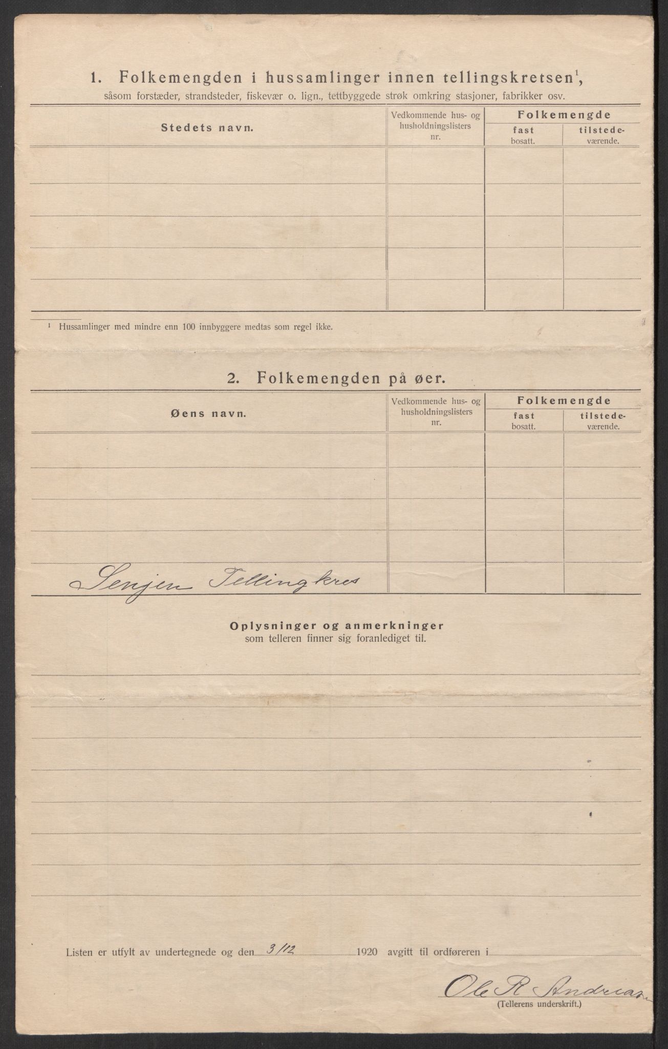 SATØ, 1920 census for Sørreisa, 1920, p. 9