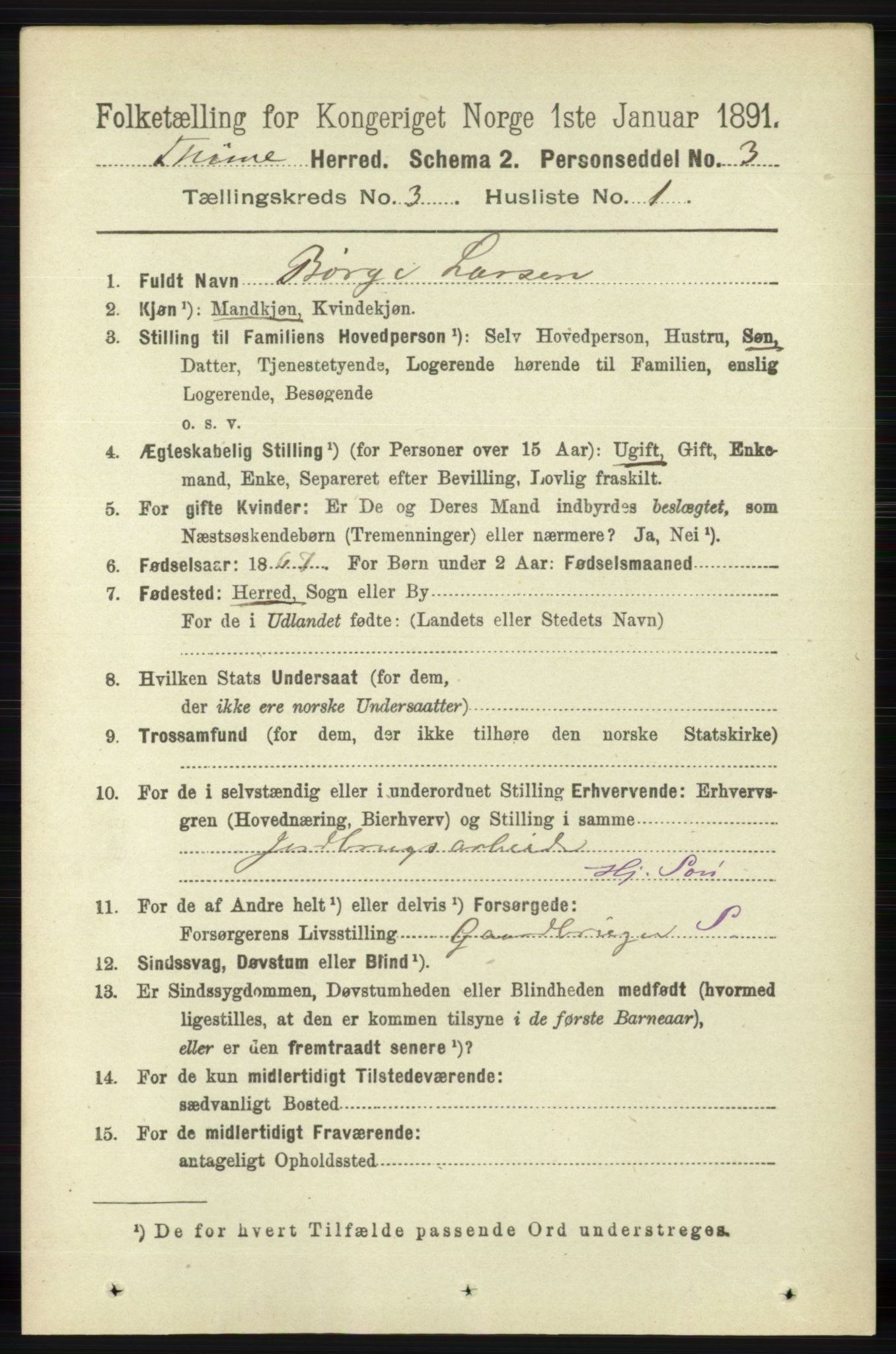 RA, 1891 census for 1121 Time, 1891, p. 1040