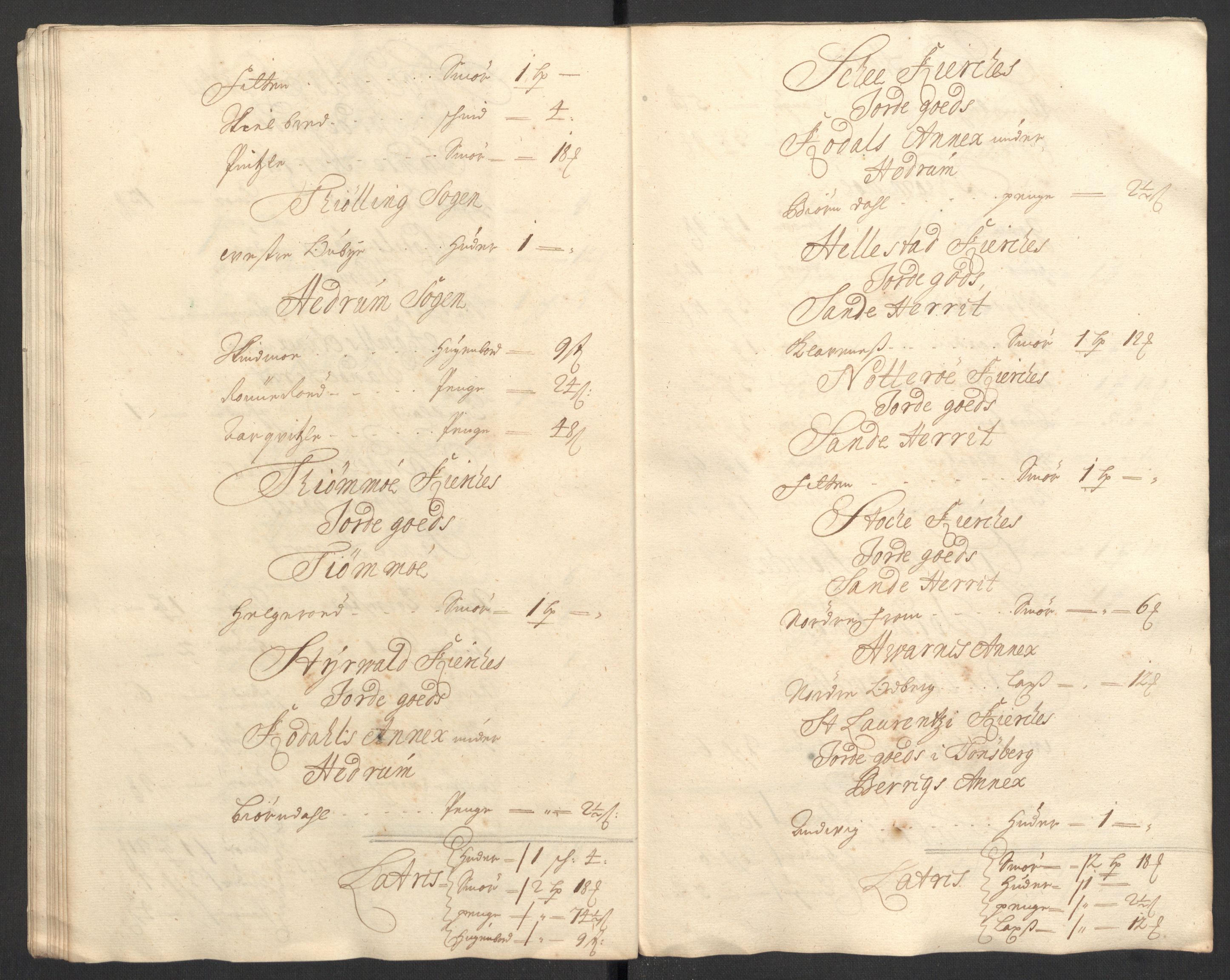 Rentekammeret inntil 1814, Reviderte regnskaper, Fogderegnskap, RA/EA-4092/R33/L1978: Fogderegnskap Larvik grevskap, 1704-1705, p. 216