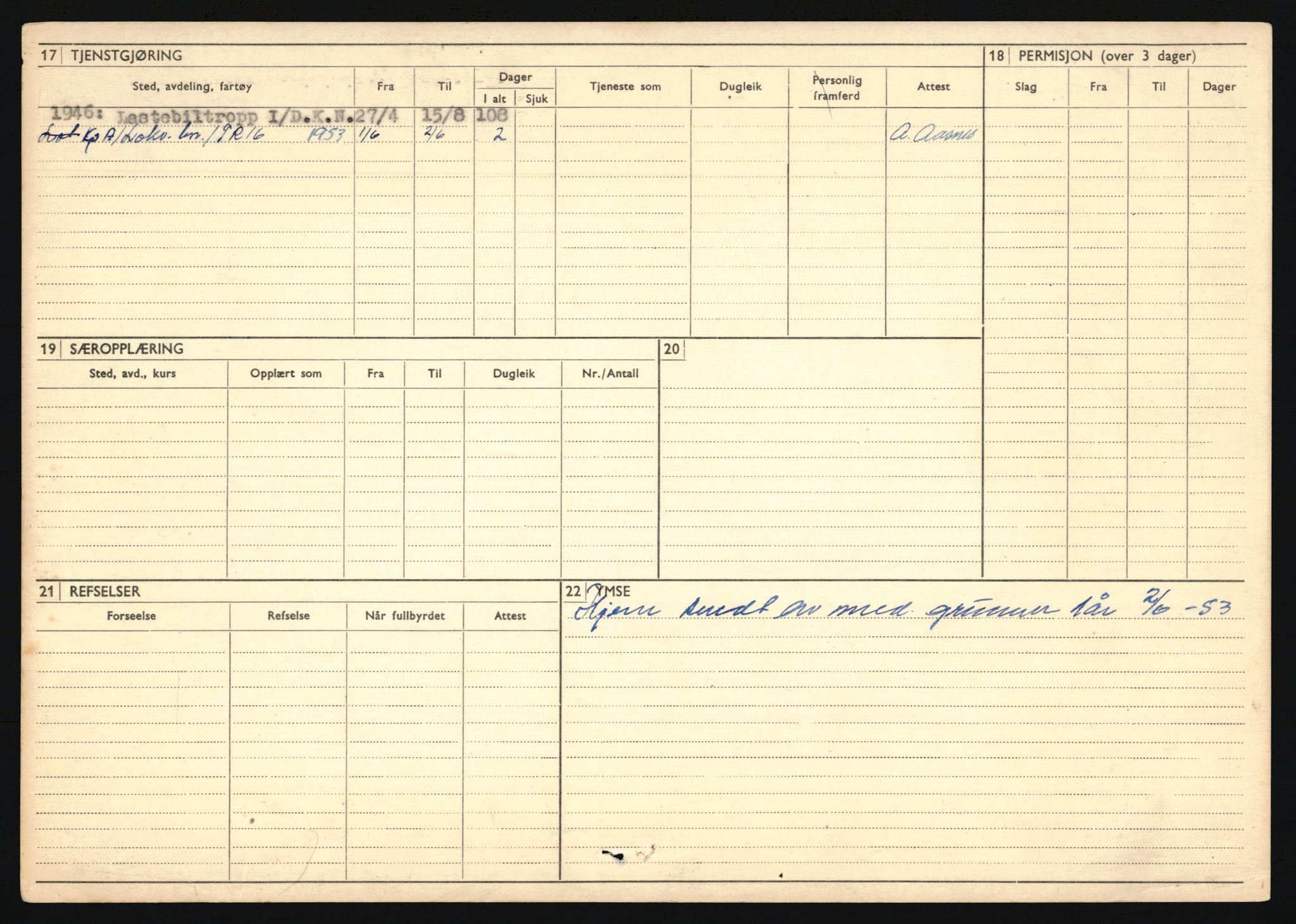 Forsvaret, Troms infanteriregiment nr. 16, AV/RA-RAFA-3146/P/Pa/L0024/0002: Rulleblad / Rulleblad for regimentets menige mannskaper, årsklasse 1941, 1941, p. 429