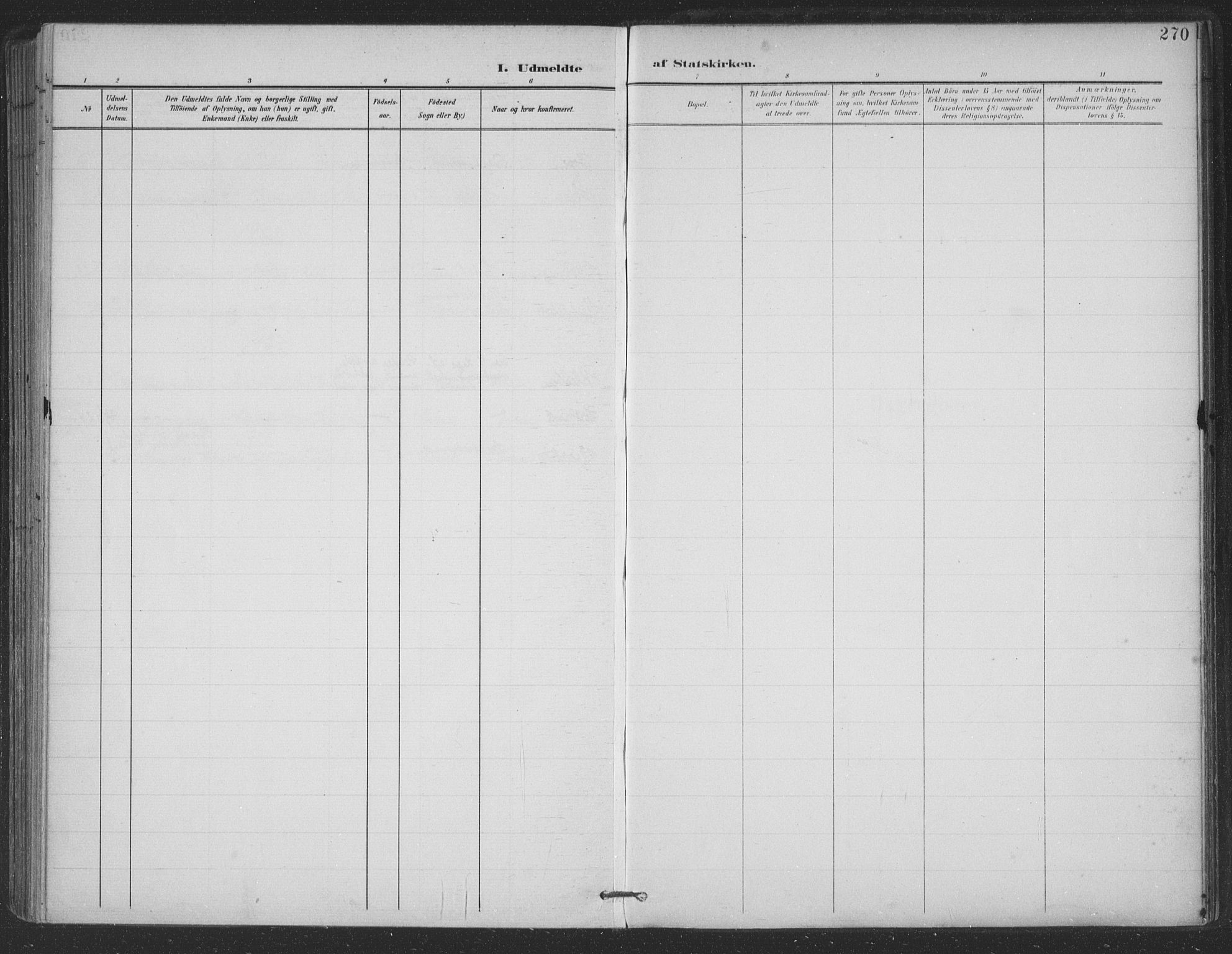 Ministerialprotokoller, klokkerbøker og fødselsregistre - Nordland, SAT/A-1459/863/L0899: Parish register (official) no. 863A11, 1897-1906, p. 270