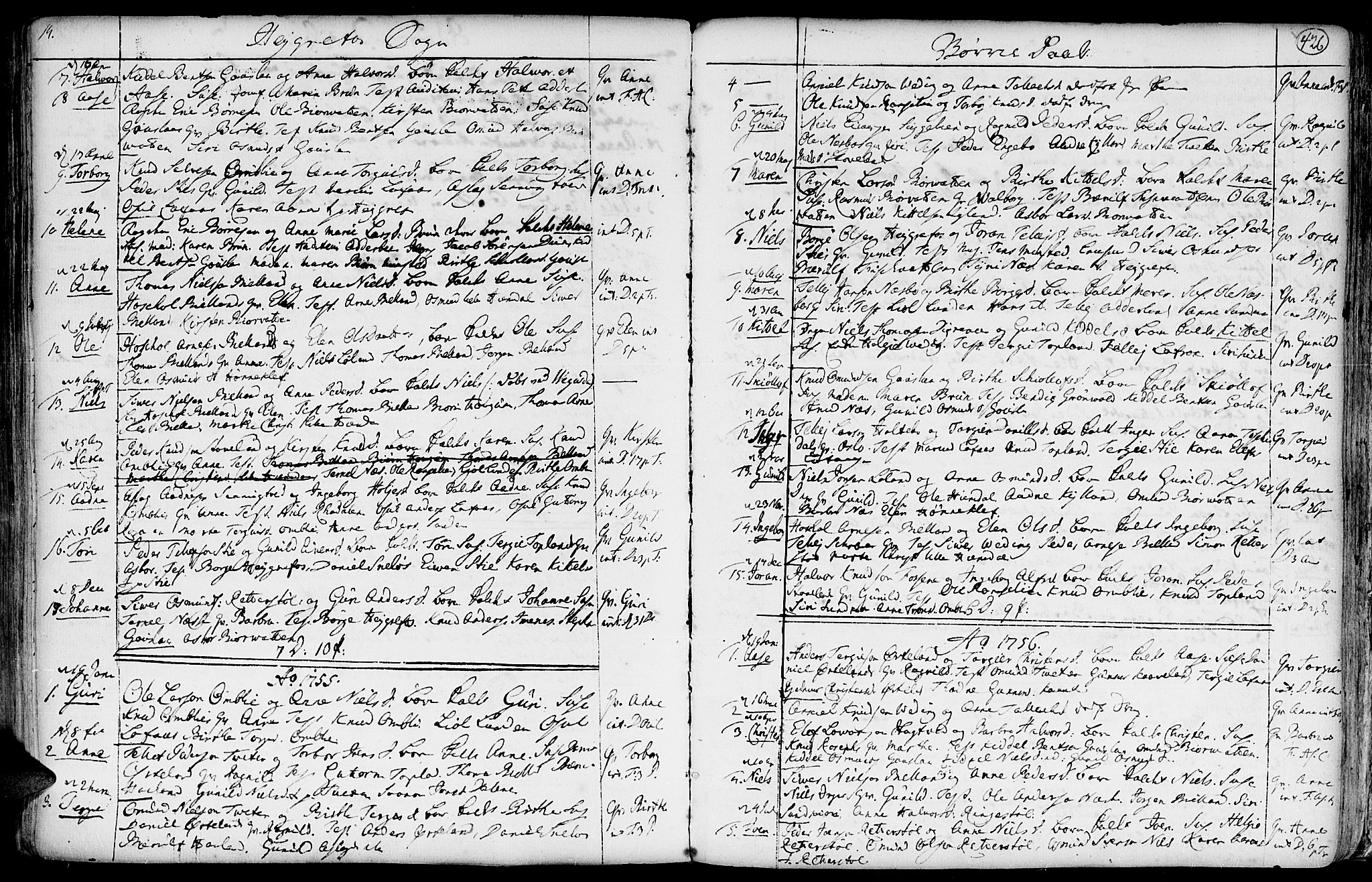 Hommedal sokneprestkontor, SAK/1111-0023/F/Fa/Fab/L0002: Parish register (official) no. A 2 /3, 1740-1821, p. 426