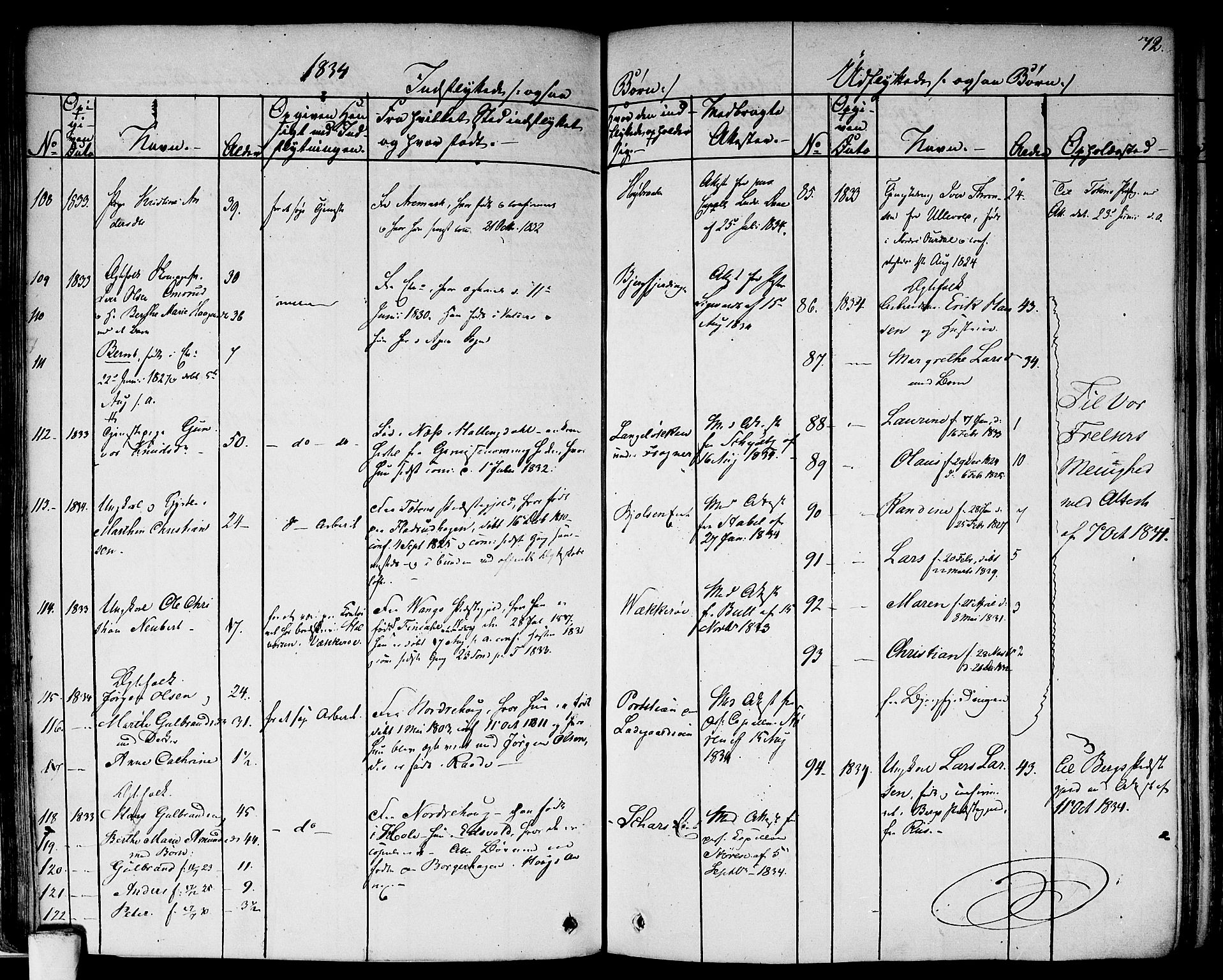 Aker prestekontor kirkebøker, AV/SAO-A-10861/F/L0018: Parish register (official) no. 17, 1829-1852, p. 72