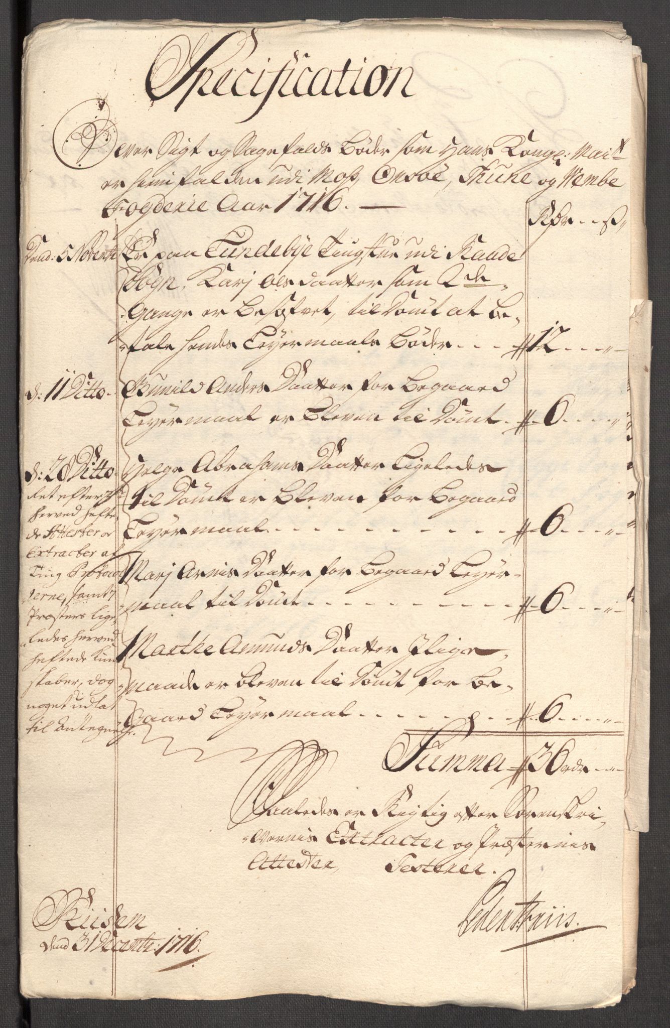 Rentekammeret inntil 1814, Reviderte regnskaper, Fogderegnskap, RA/EA-4092/R04/L0140: Fogderegnskap Moss, Onsøy, Tune, Veme og Åbygge, 1715-1716, p. 321