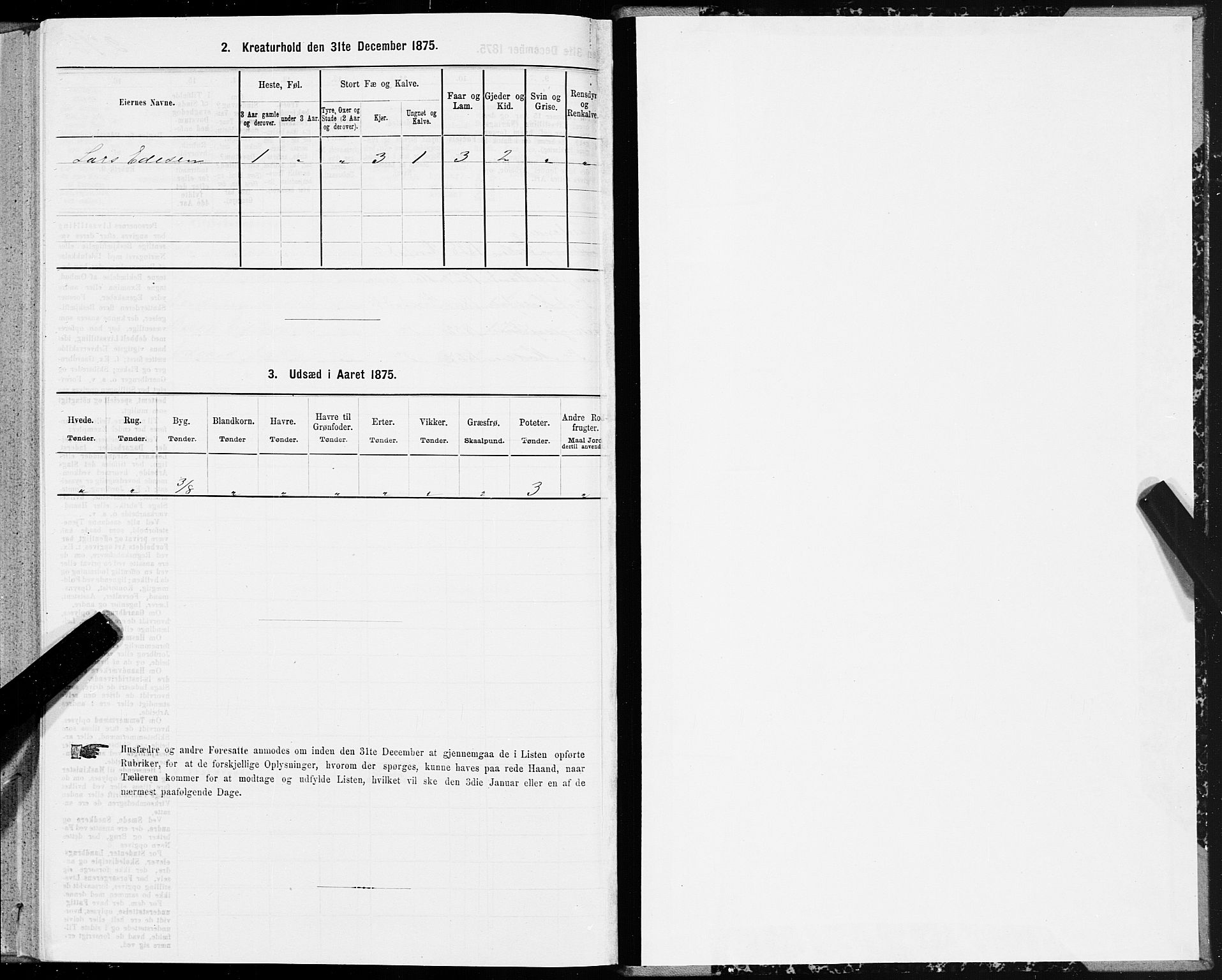 SAT, 1875 census for 1845P Folda, 1875