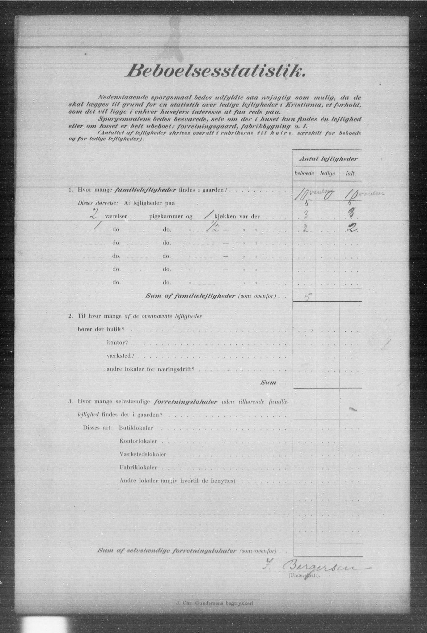 OBA, Municipal Census 1903 for Kristiania, 1903, p. 4576