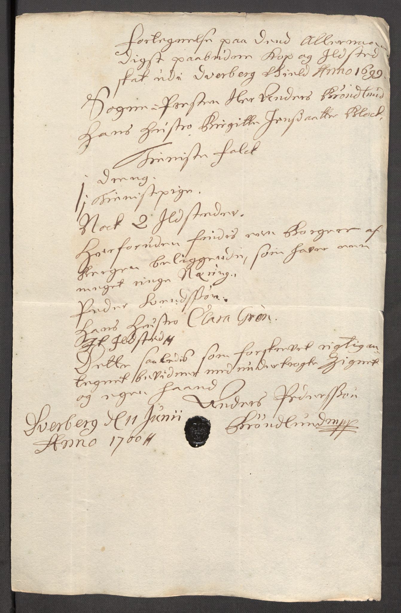 Rentekammeret inntil 1814, Reviderte regnskaper, Fogderegnskap, AV/RA-EA-4092/R67/L4678: Fogderegnskap Vesterålen, Andenes og Lofoten, 1696-1708, p. 305