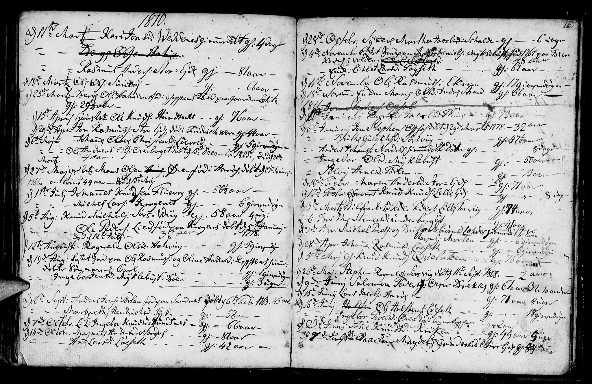 Ministerialprotokoller, klokkerbøker og fødselsregistre - Møre og Romsdal, SAT/A-1454/501/L0002: Parish register (official) no. 501A02, 1760-1816, p. 167