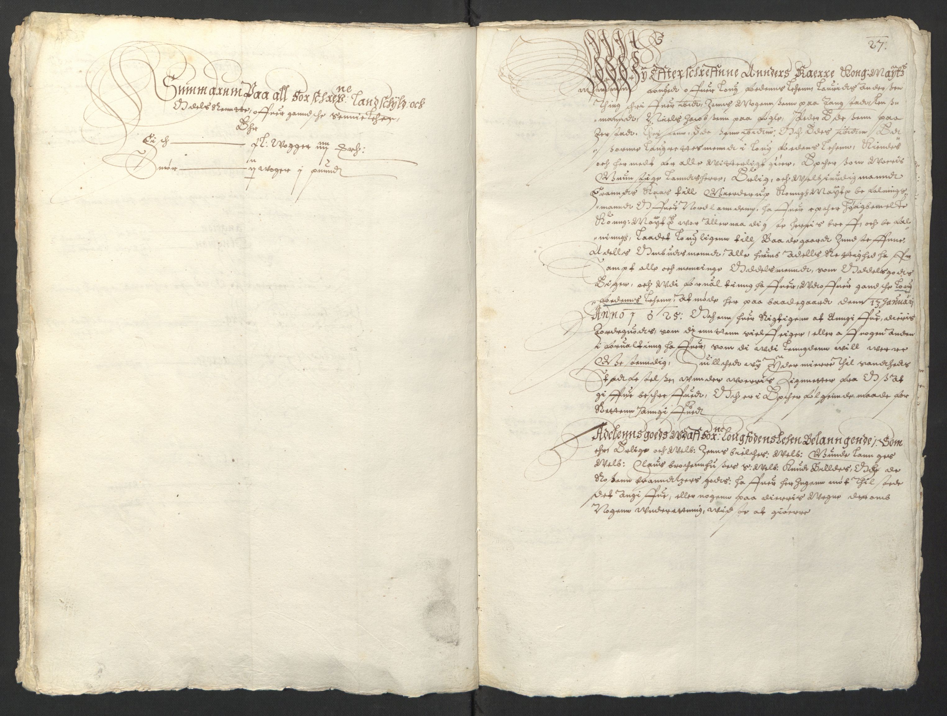 Stattholderembetet 1572-1771, AV/RA-EA-2870/Ek/L0013/0002: Jordebøker til utlikning av rosstjeneste 1624-1626: / Adels- og odelsjordebok for de nordlandske len, 1625, p. 30