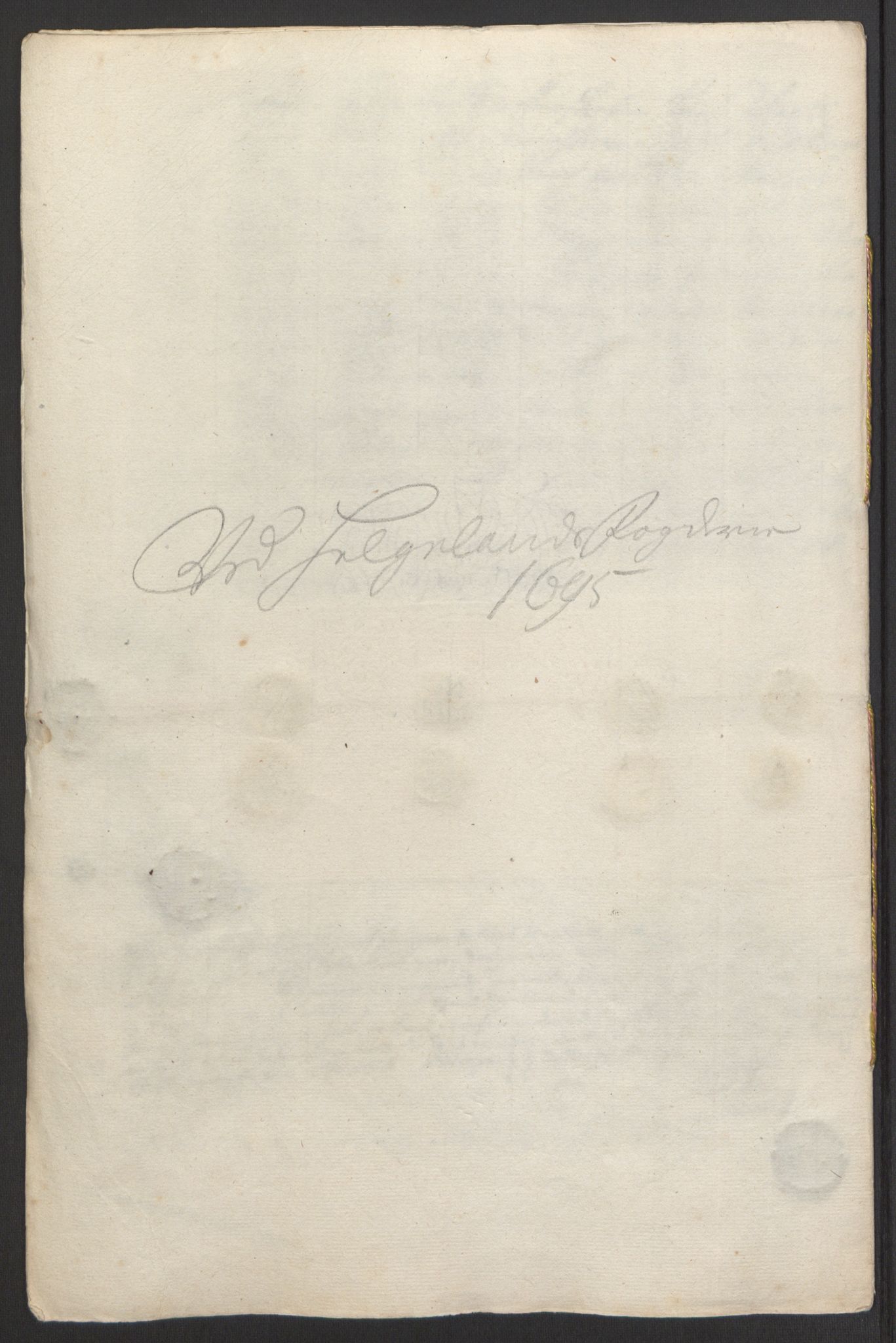 Rentekammeret inntil 1814, Reviderte regnskaper, Fogderegnskap, RA/EA-4092/R65/L4505: Fogderegnskap Helgeland, 1693-1696, p. 380
