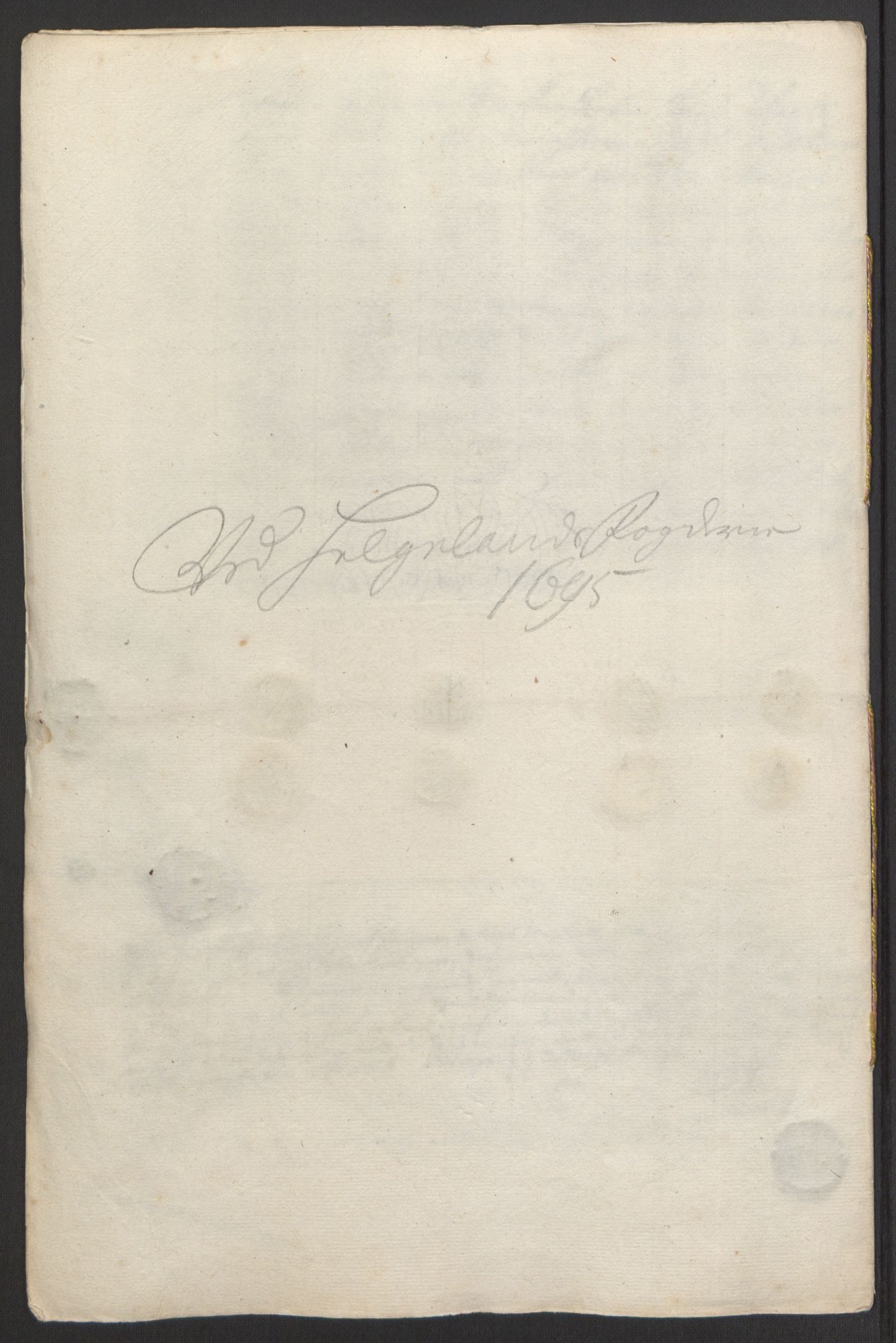 Rentekammeret inntil 1814, Reviderte regnskaper, Fogderegnskap, AV/RA-EA-4092/R65/L4505: Fogderegnskap Helgeland, 1693-1696, p. 380