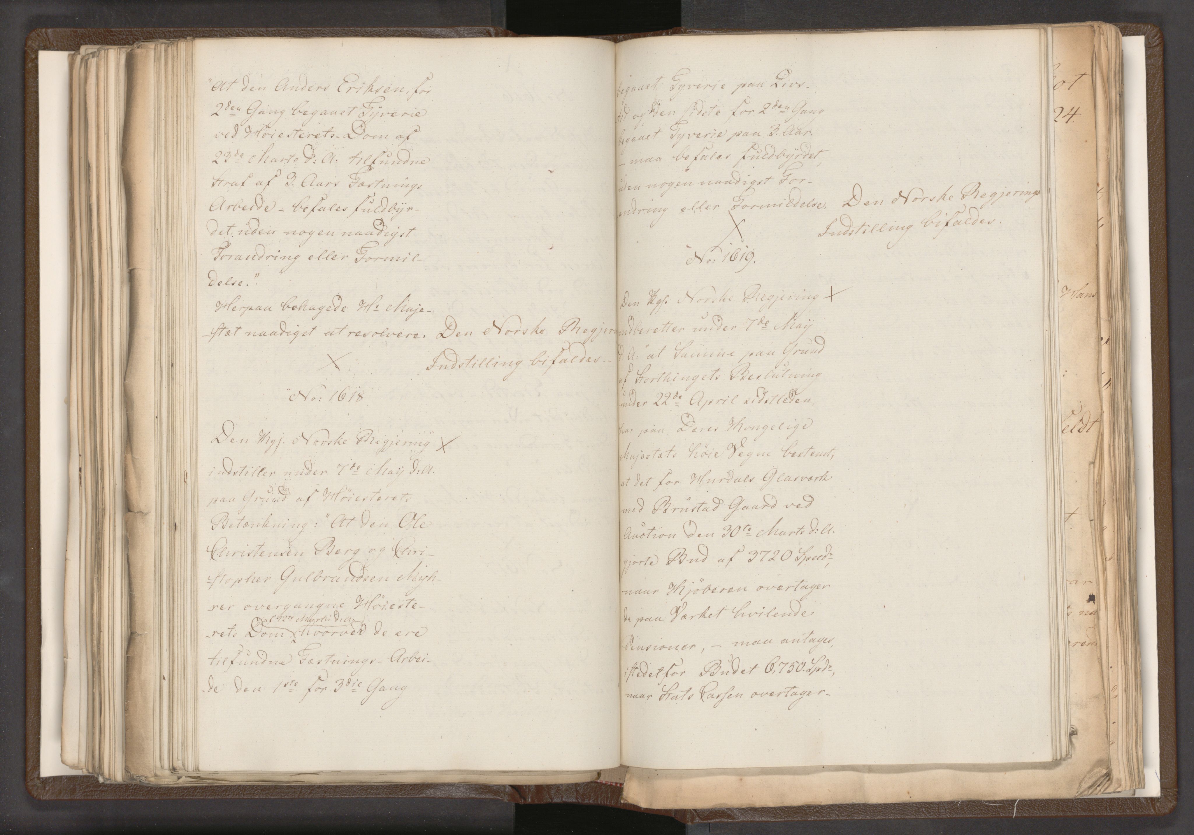 Statsrådssekretariatet, AV/RA-S-1001/A/Ab/L0018: Kgl. res. nr. 1112-1753, 1. halvår, 1824