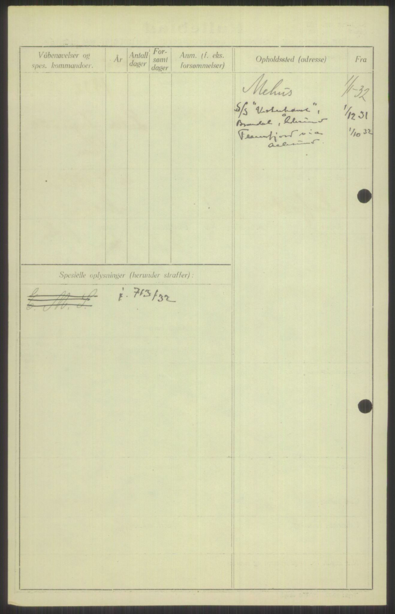 Forsvaret, Troms infanteriregiment nr. 16, AV/RA-RAFA-3146/P/Pa/L0016: Rulleblad for regimentets menige mannskaper, årsklasse 1932, 1932, p. 1260