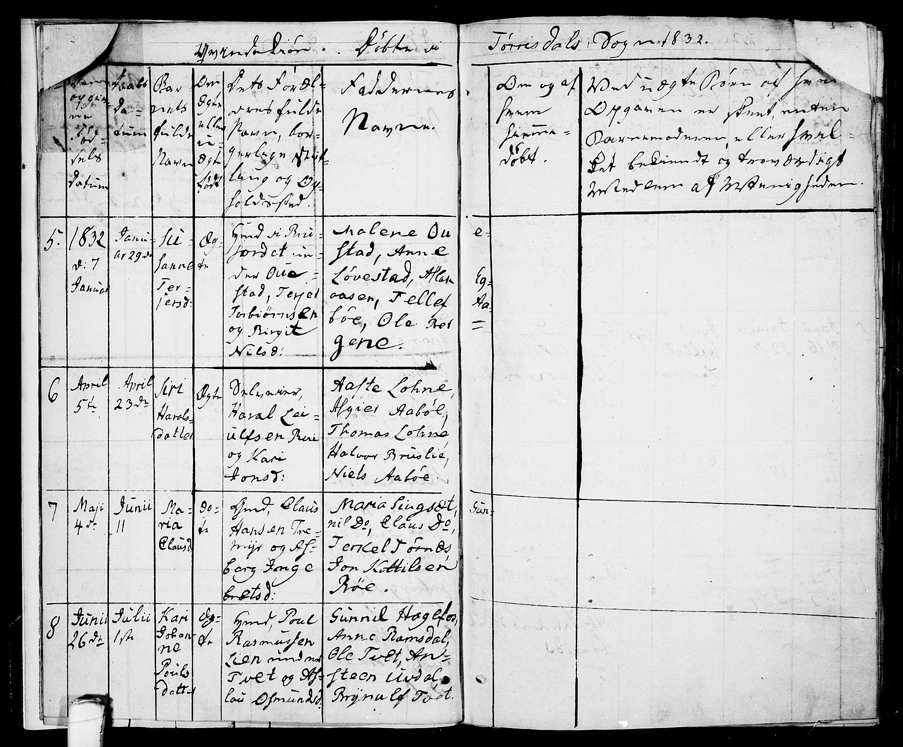 Drangedal kirkebøker, AV/SAKO-A-258/F/Fa/L0006: Parish register (official) no. 6, 1831-1837, p. 7