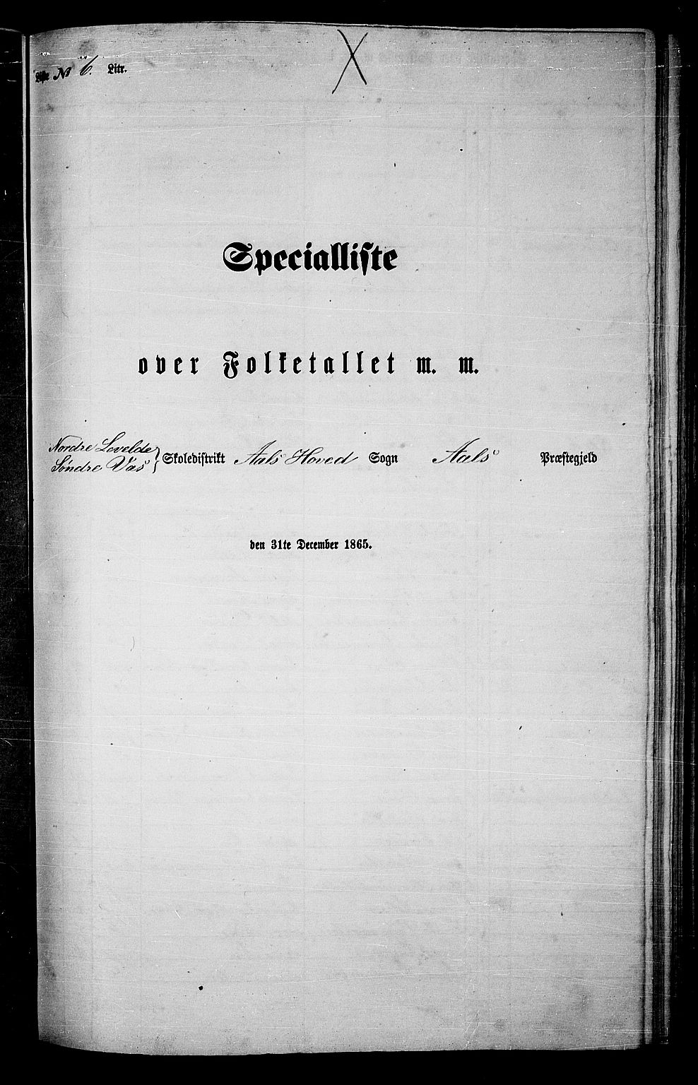 RA, 1865 census for Ål, 1865, p. 112