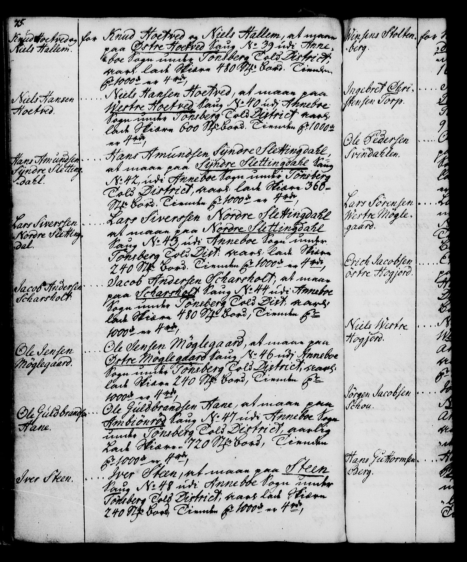 Rentekammeret, Kammerkanselliet, AV/RA-EA-3111/G/Gg/Gga/L0005: Norsk ekspedisjonsprotokoll med register (merket RK 53.5), 1741-1749, p. 75