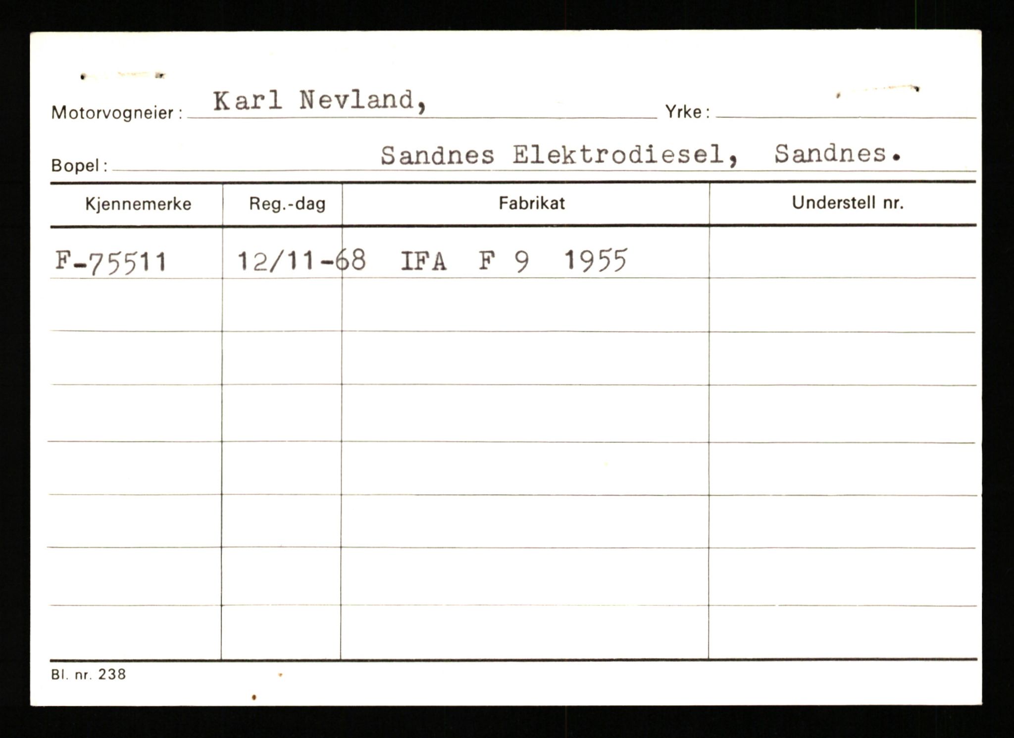 Stavanger trafikkstasjon, AV/SAST-A-101942/0/G/L0008: Registreringsnummer: 67519 - 84533, 1930-1971, p. 1109