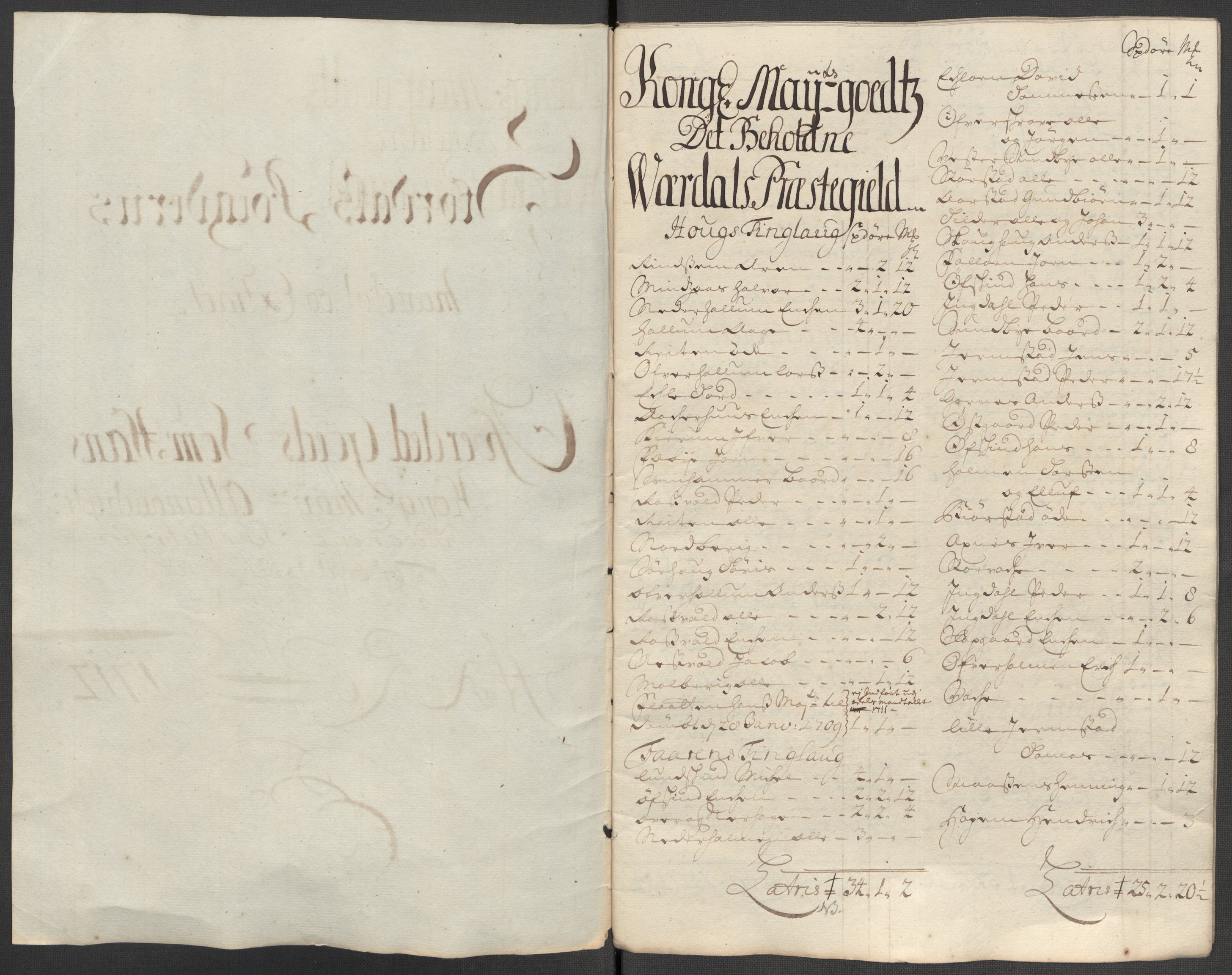 Rentekammeret inntil 1814, Reviderte regnskaper, Fogderegnskap, RA/EA-4092/R62/L4202: Fogderegnskap Stjørdal og Verdal, 1712, p. 289