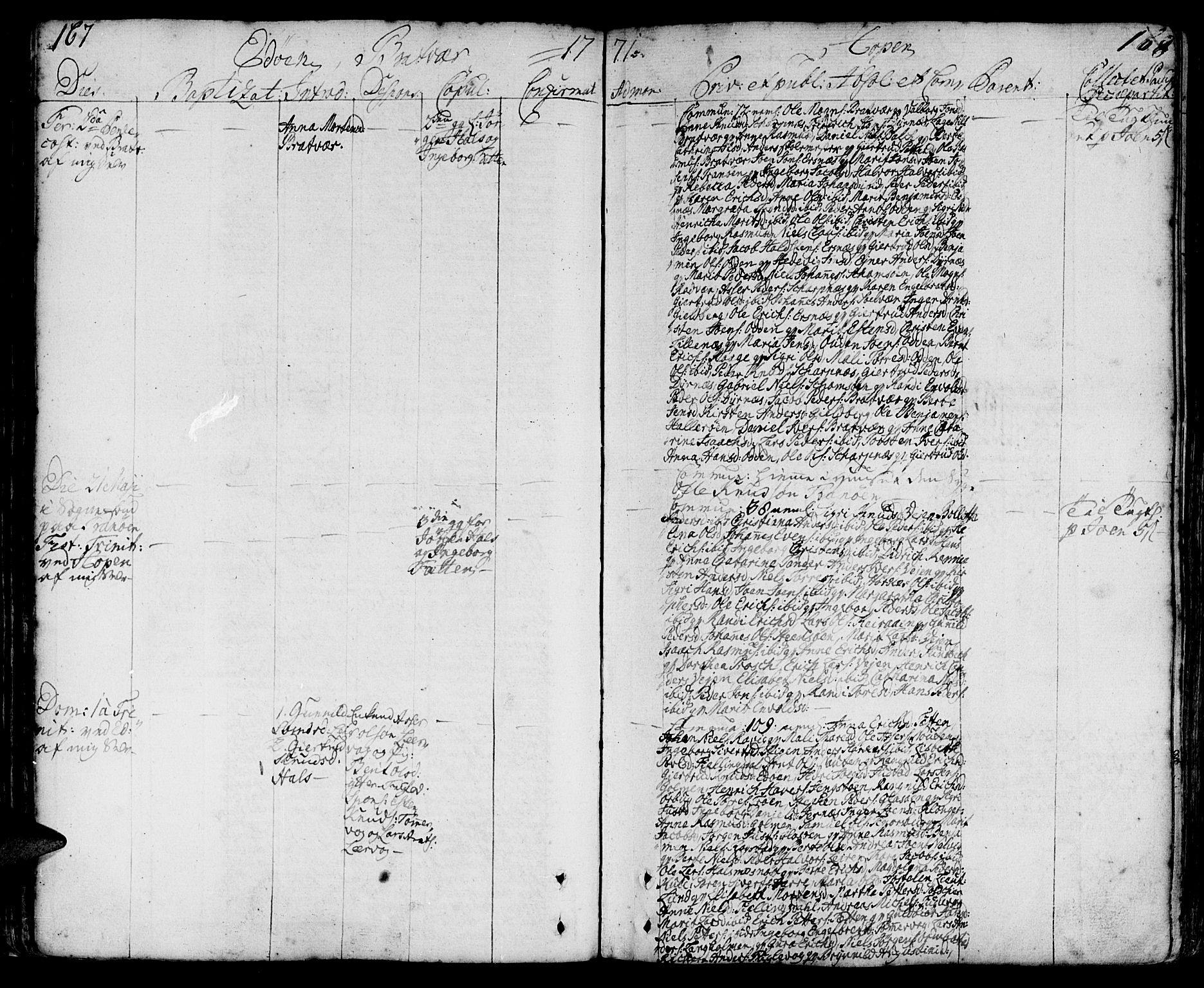 Ministerialprotokoller, klokkerbøker og fødselsregistre - Møre og Romsdal, AV/SAT-A-1454/581/L0932: Parish register (official) no. 581A02, 1767-1823, p. 167-168