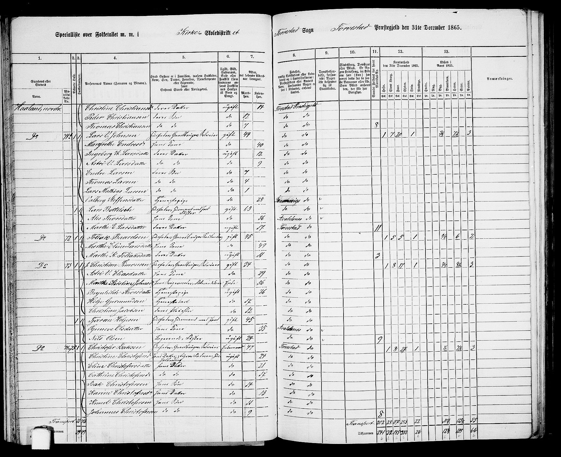 RA, 1865 census for Torvastad/Torvastad, Skåre og Utsira, 1865, p. 36