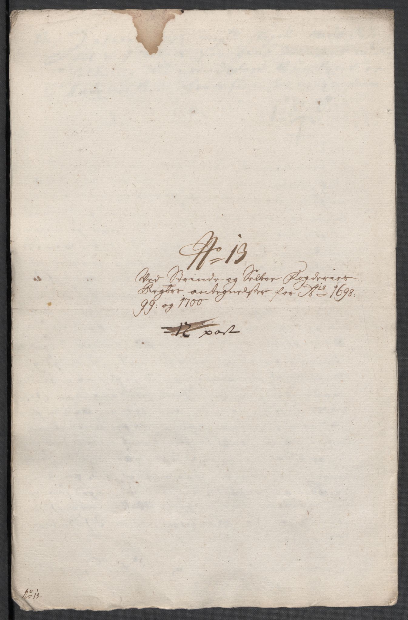 Rentekammeret inntil 1814, Reviderte regnskaper, Fogderegnskap, AV/RA-EA-4092/R61/L4107: Fogderegnskap Strinda og Selbu, 1698-1700, p. 490