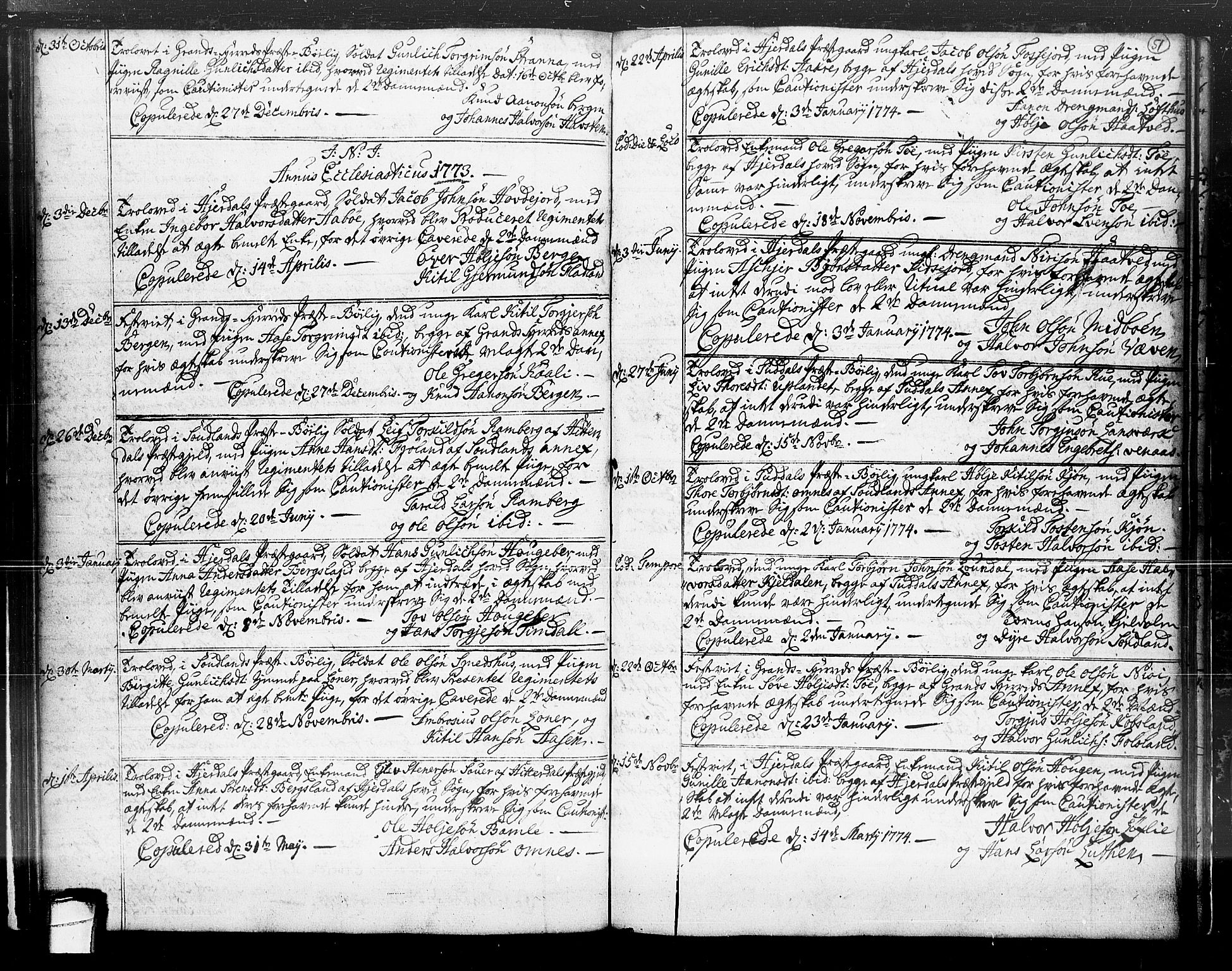 Hjartdal kirkebøker, SAKO/A-270/F/Fa/L0004: Parish register (official) no. I 4, 1727-1795, p. 51
