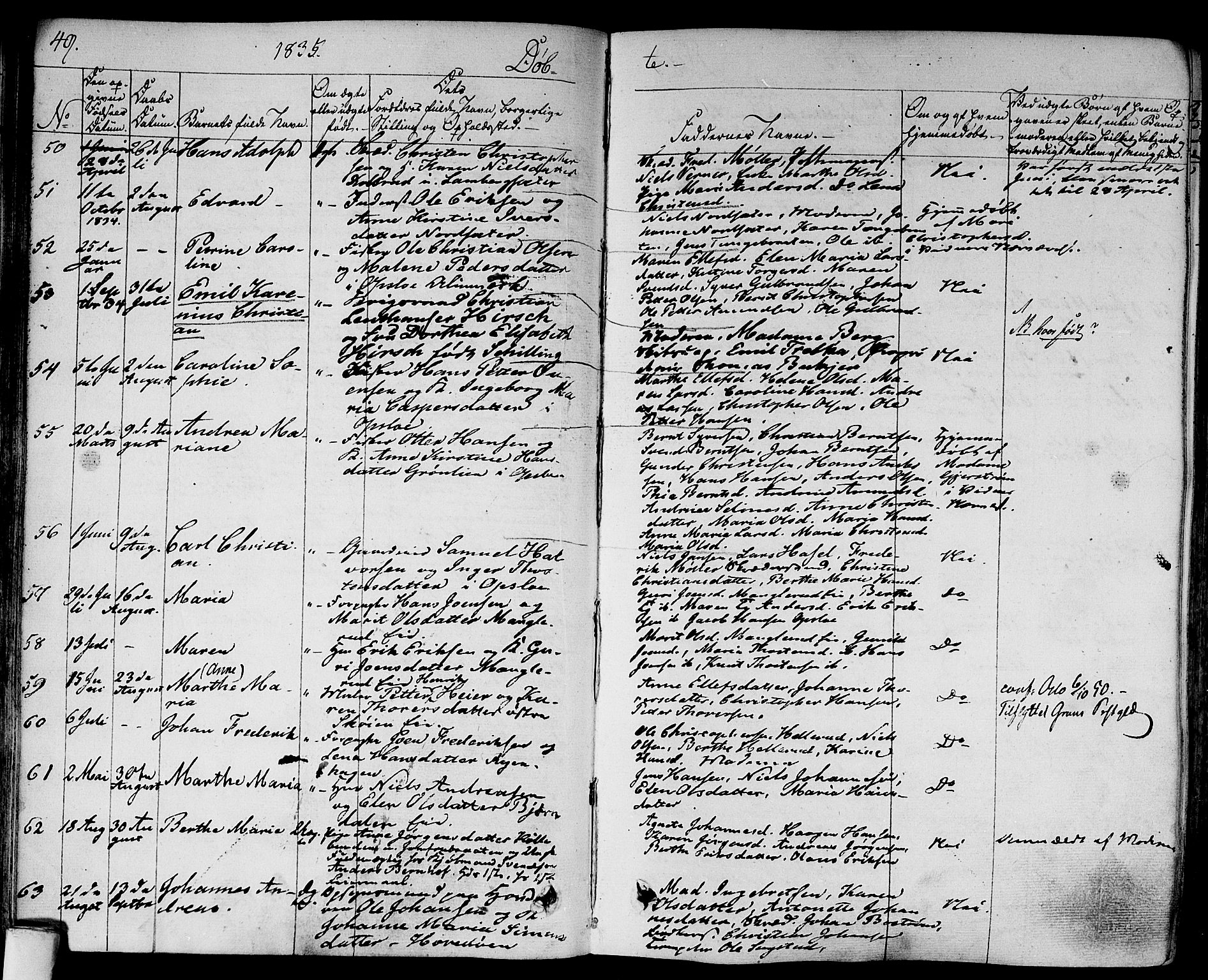 Gamlebyen prestekontor Kirkebøker, AV/SAO-A-10884/F/Fa/L0003: Parish register (official) no. 3, 1829-1849, p. 49