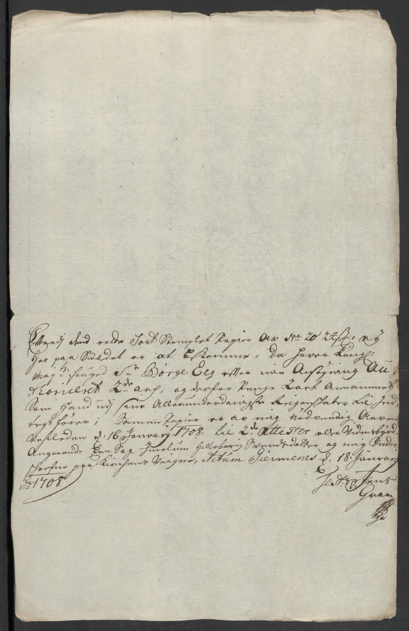 Rentekammeret inntil 1814, Reviderte regnskaper, Fogderegnskap, RA/EA-4092/R55/L3658: Fogderegnskap Romsdal, 1707-1708, p. 312