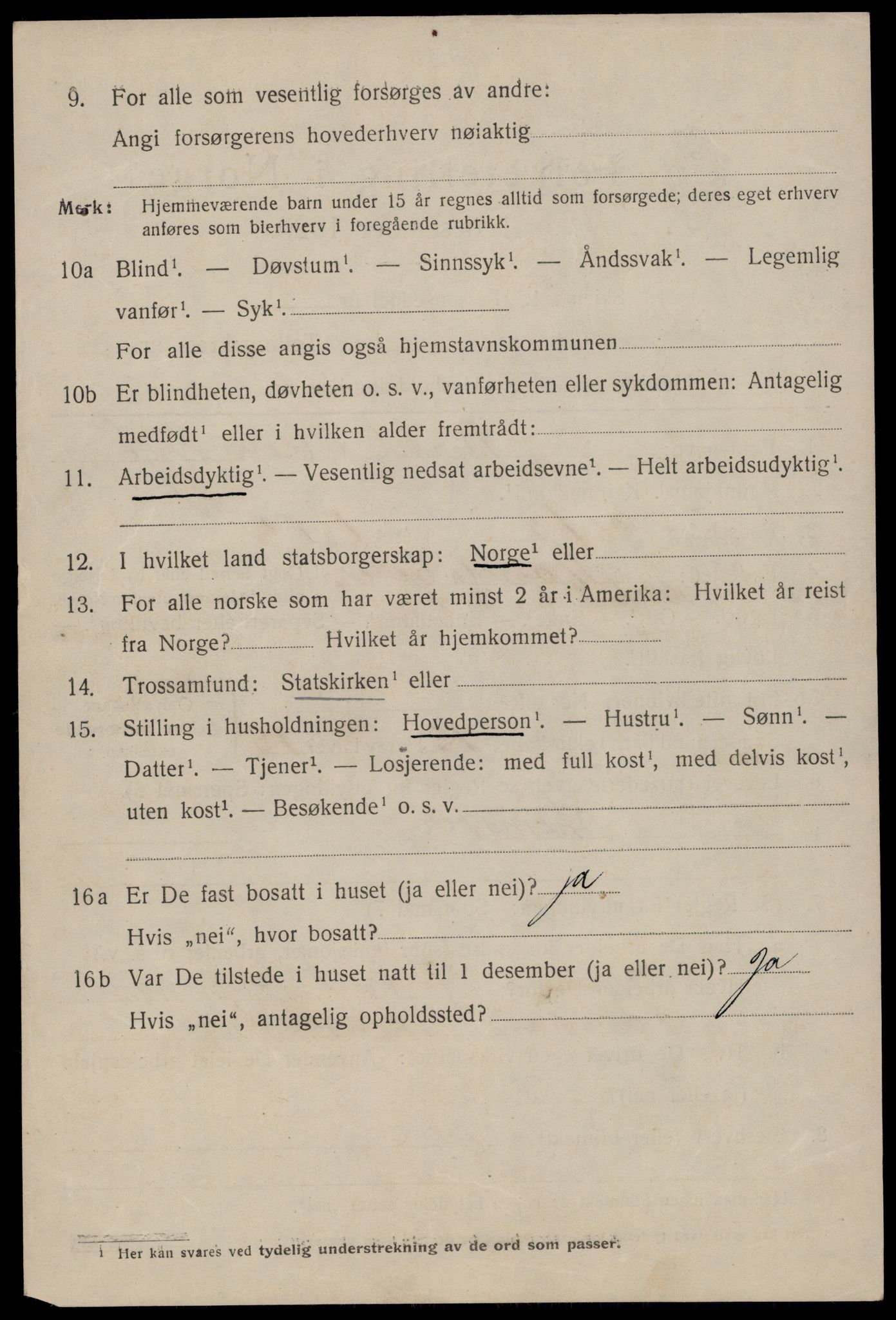 SAST, 1920 census for Stavanger, 1920, p. 44789