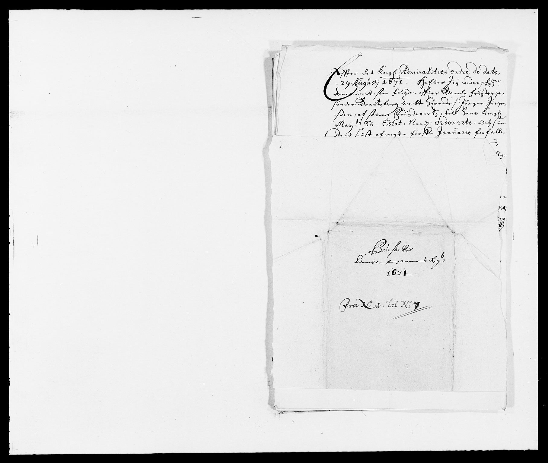 Rentekammeret inntil 1814, Reviderte regnskaper, Fogderegnskap, RA/EA-4092/R34/L2041: Fogderegnskap Bamble, 1670-1672, p. 246
