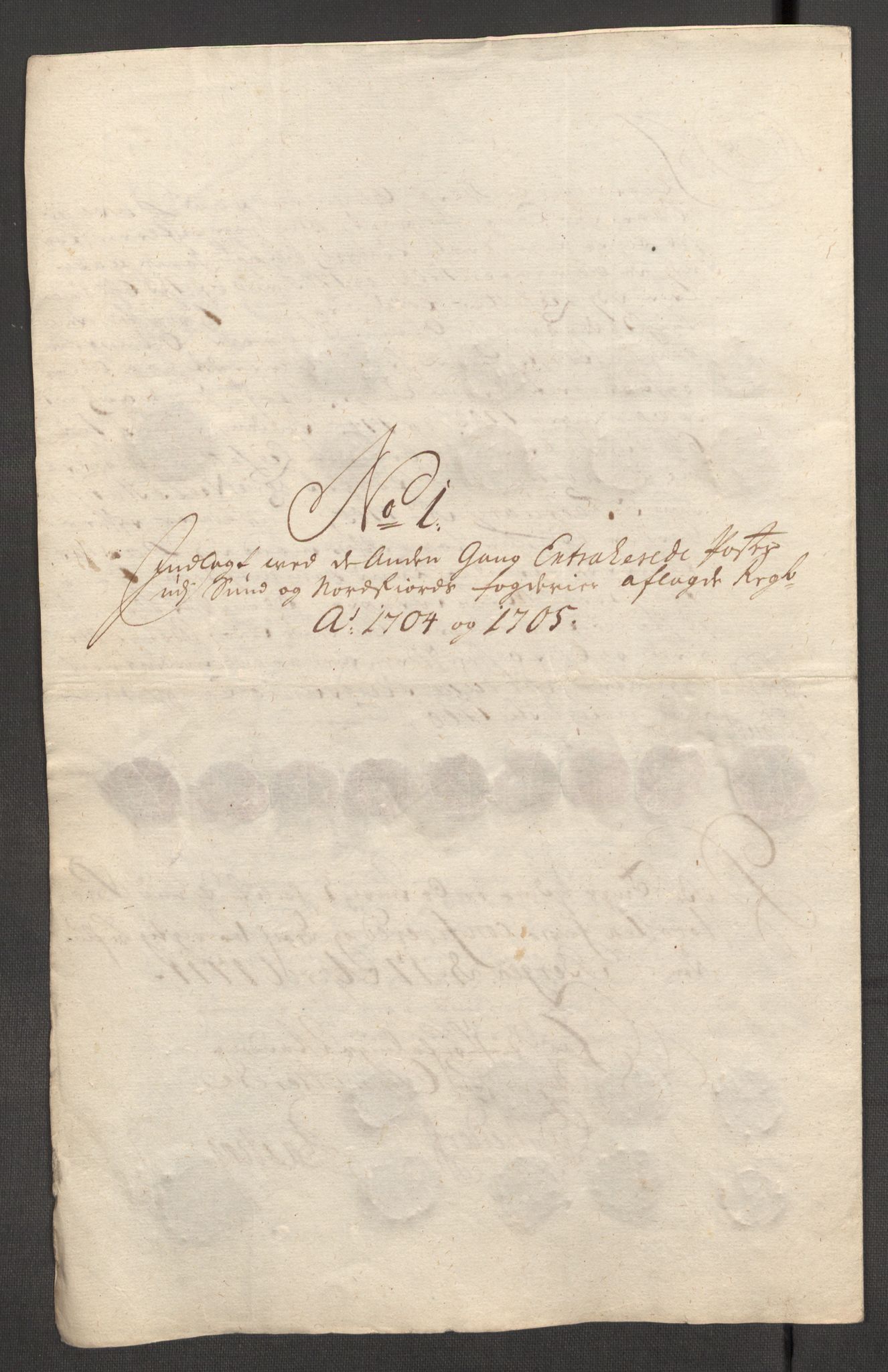Rentekammeret inntil 1814, Reviderte regnskaper, Fogderegnskap, RA/EA-4092/R53/L3429: Fogderegnskap Sunn- og Nordfjord, 1705, p. 390