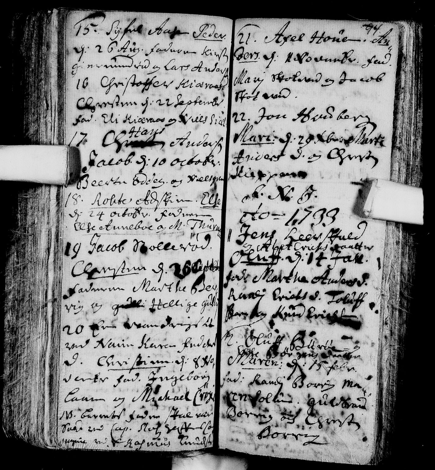 Andebu kirkebøker, SAKO/A-336/F/Fa/L0001: Parish register (official) no. 1 /1, 1623-1738, p. 94