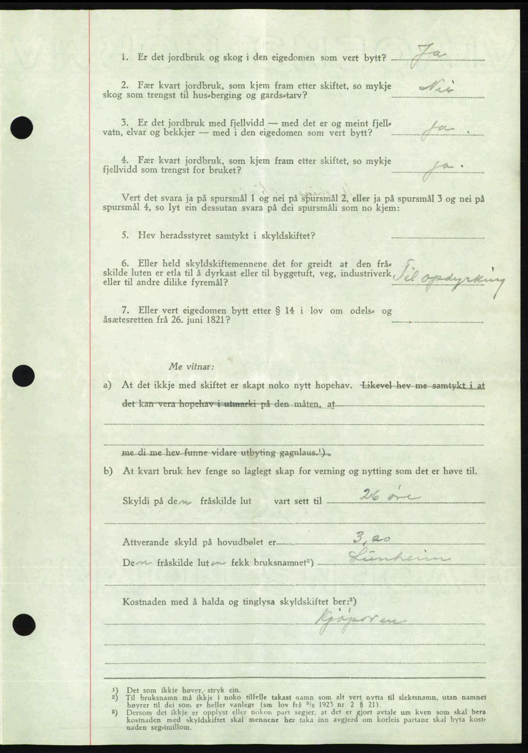 Romsdal sorenskriveri, AV/SAT-A-4149/1/2/2C: Mortgage book no. A22, 1947-1947, Diary no: : 24/1947