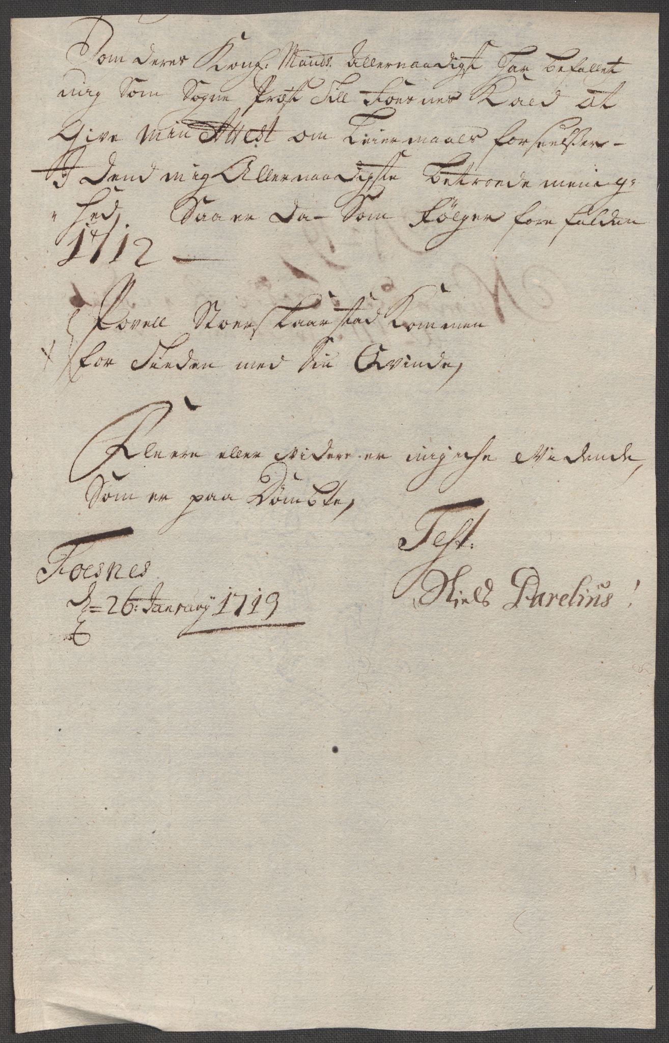 Rentekammeret inntil 1814, Reviderte regnskaper, Fogderegnskap, AV/RA-EA-4092/R64/L4433: Fogderegnskap Namdal, 1712, p. 171