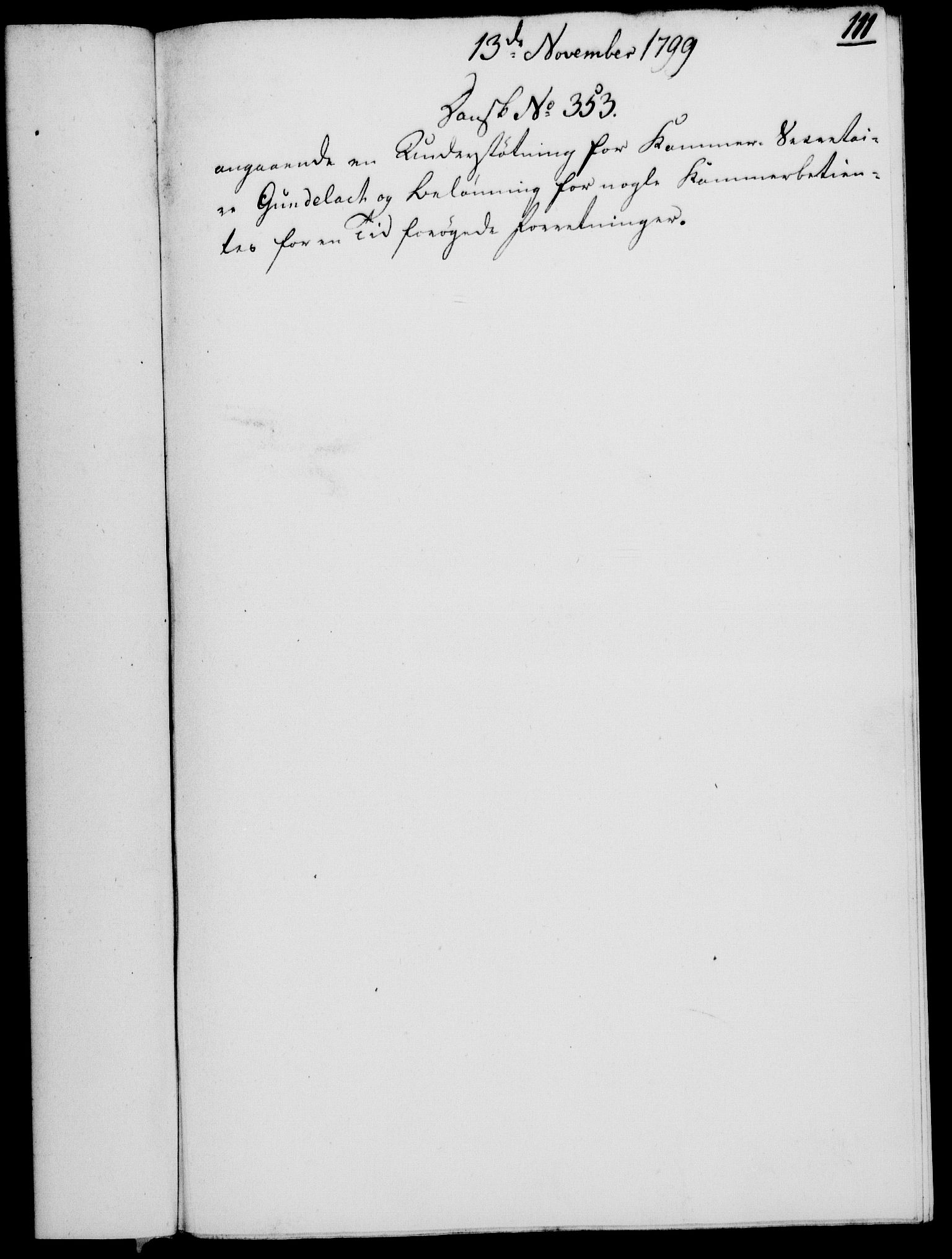 Rentekammeret, Kammerkanselliet, RA/EA-3111/G/Gf/Gfa/L0081: Norsk relasjons- og resolusjonsprotokoll (merket RK 52.81), 1799, p. 736