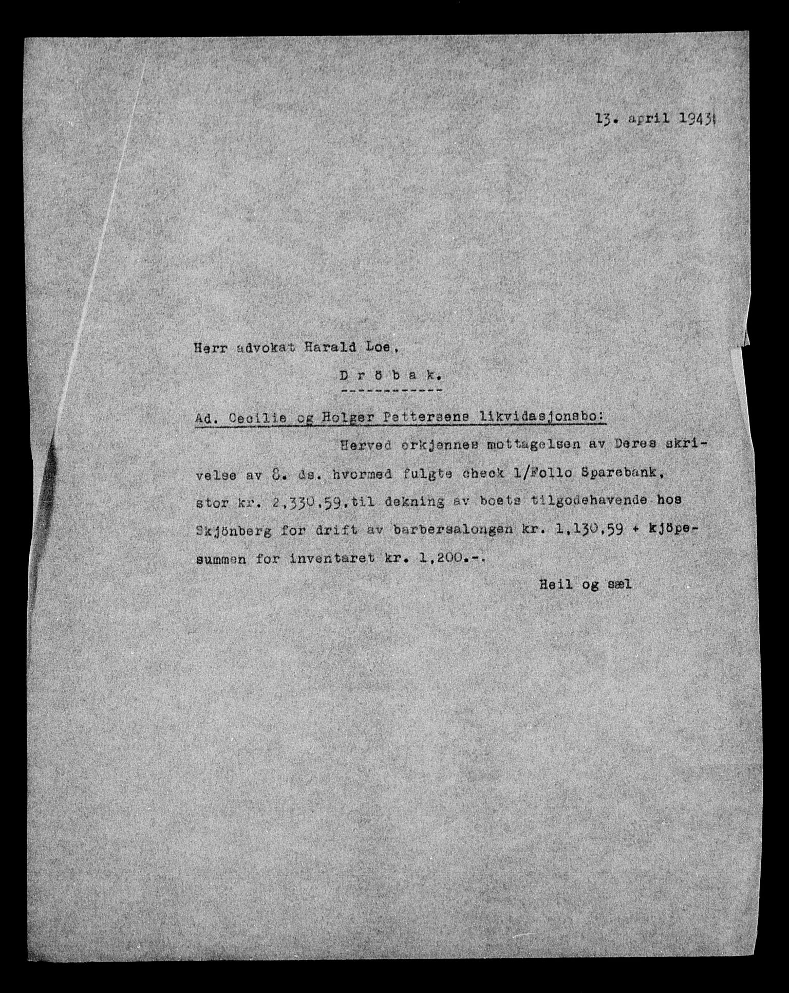 Justisdepartementet, Tilbakeføringskontoret for inndratte formuer, AV/RA-S-1564/H/Hc/Hcc/L0968: --, 1945-1947, p. 651