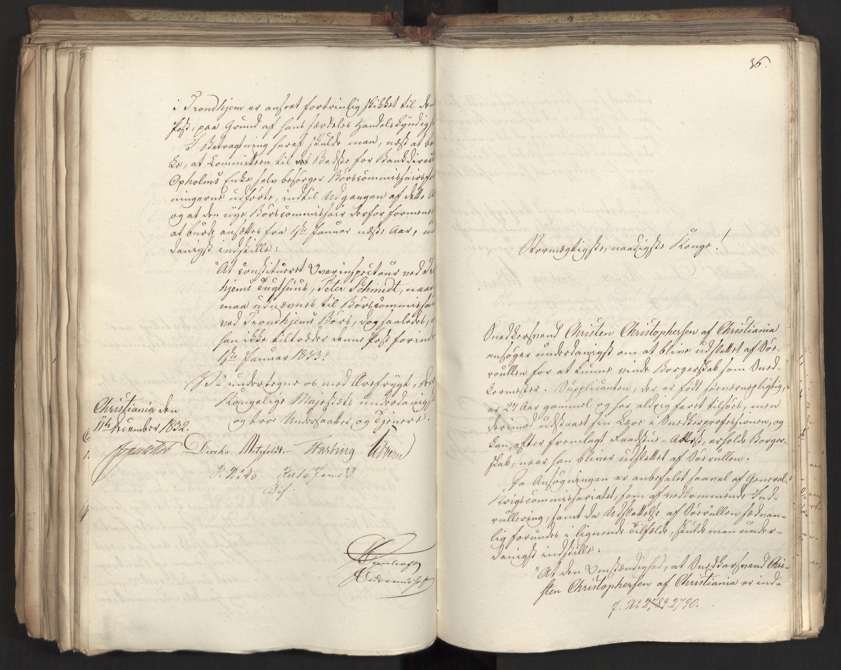 Statsrådsavdelingen i Stockholm, AV/RA-S-1003/D/Da/L0081: Regjeringsinnstillinger nr. 2700-2857, 1832, p. 318