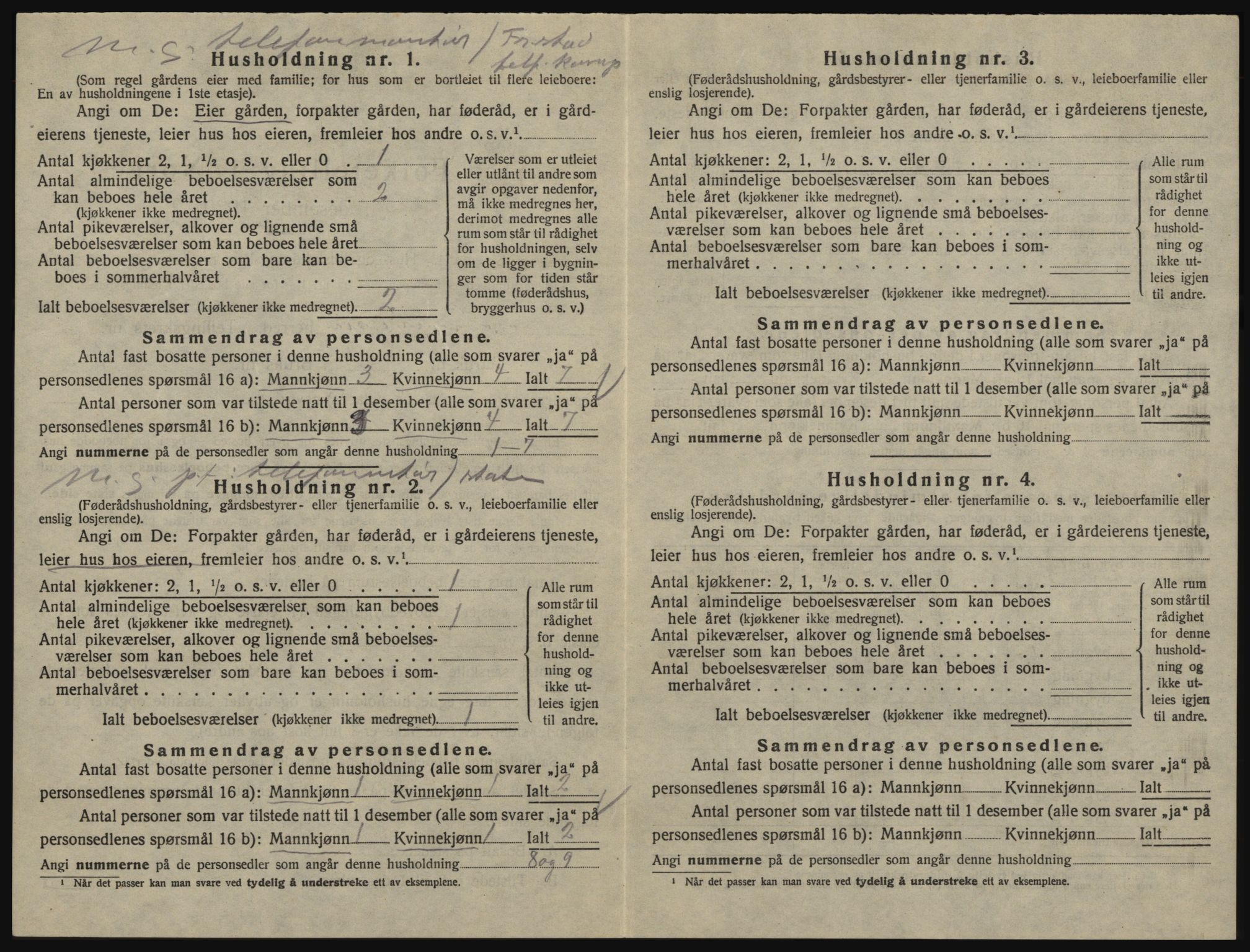 SAO, 1920 census for Glemmen, 1920, p. 1712