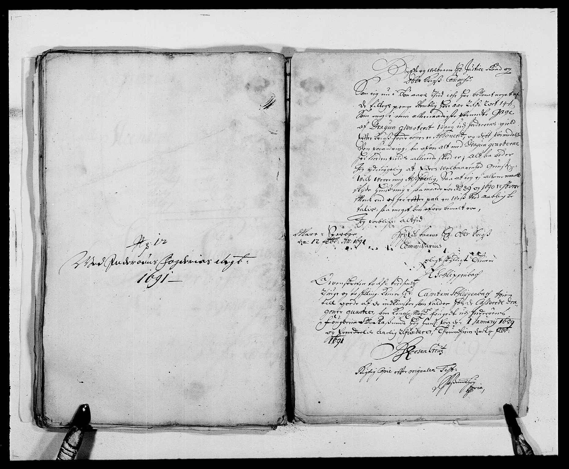 Rentekammeret inntil 1814, Reviderte regnskaper, Fogderegnskap, RA/EA-4092/R63/L4307: Fogderegnskap Inderøy, 1690-1691, p. 458