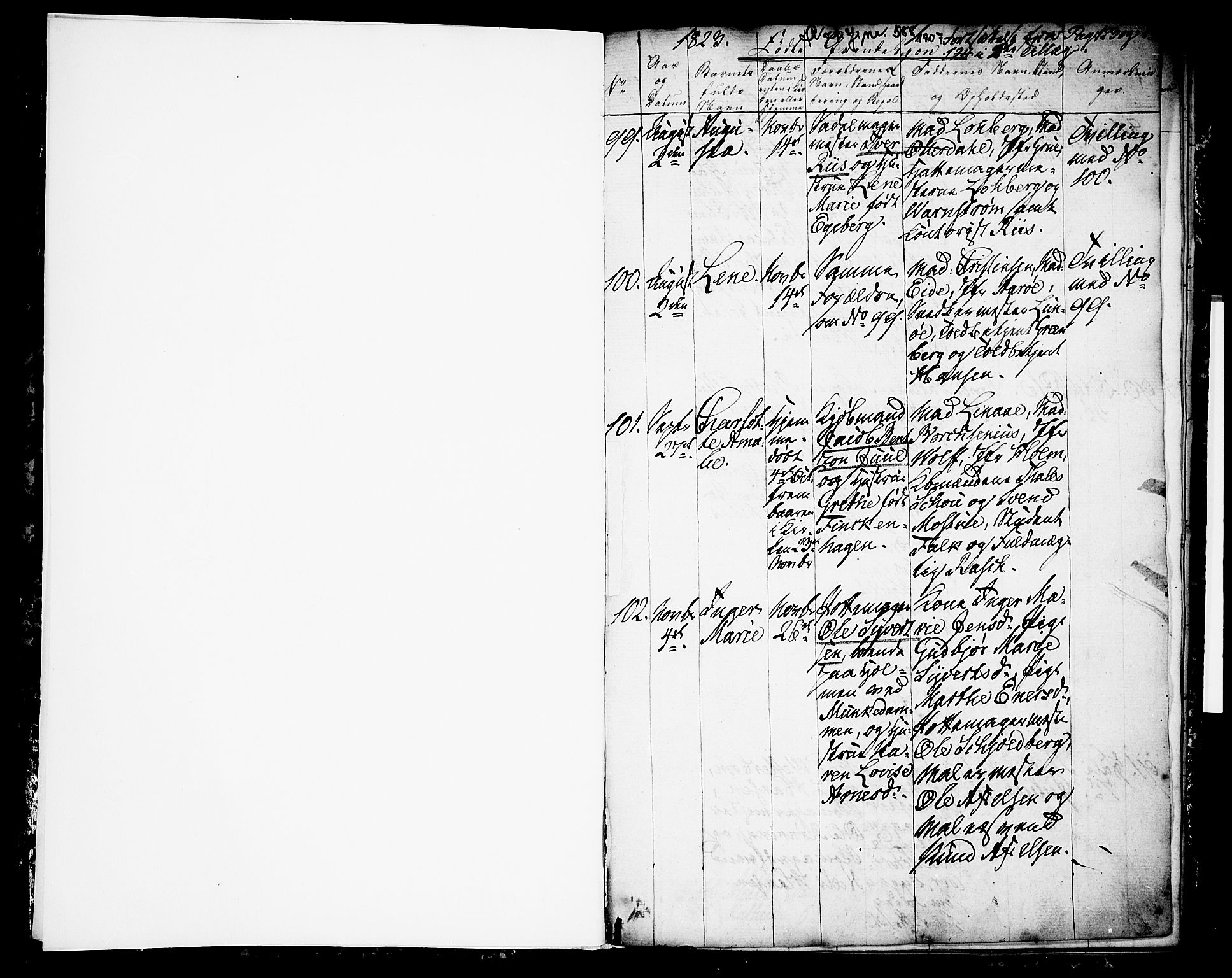 Oslo domkirke Kirkebøker, SAO/A-10752/F/Fa/L0009: Parish register (official) no. 9, 1823-1824, p. 0-1