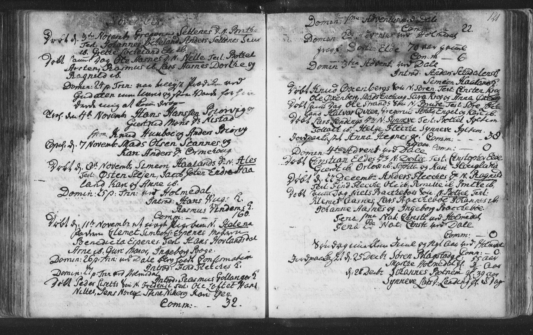 Fjaler sokneprestembete, AV/SAB-A-79801/H/Haa/Haaa/L0002: Parish register (official) no. A 2, 1779-1798, p. 121