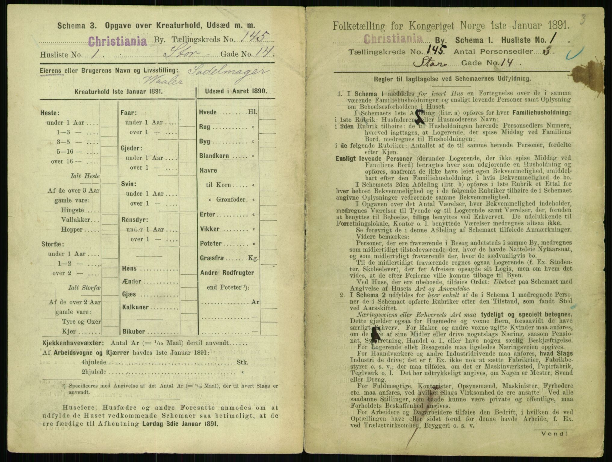 RA, 1891 census for 0301 Kristiania, 1891, p. 79334