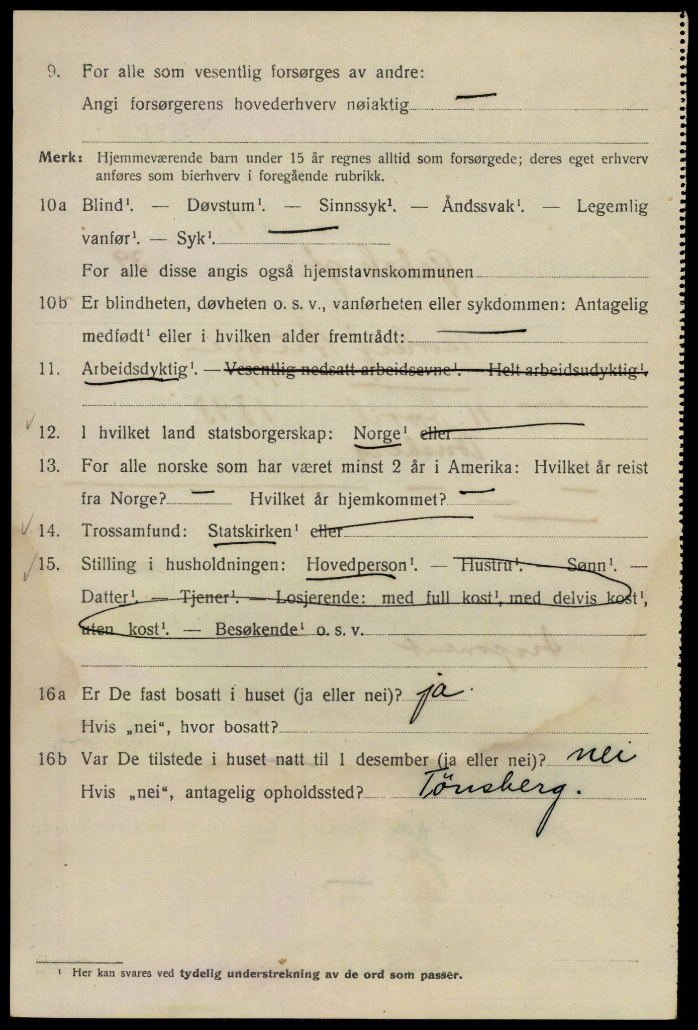 SAO, 1920 census for Kristiania, 1920, p. 246698