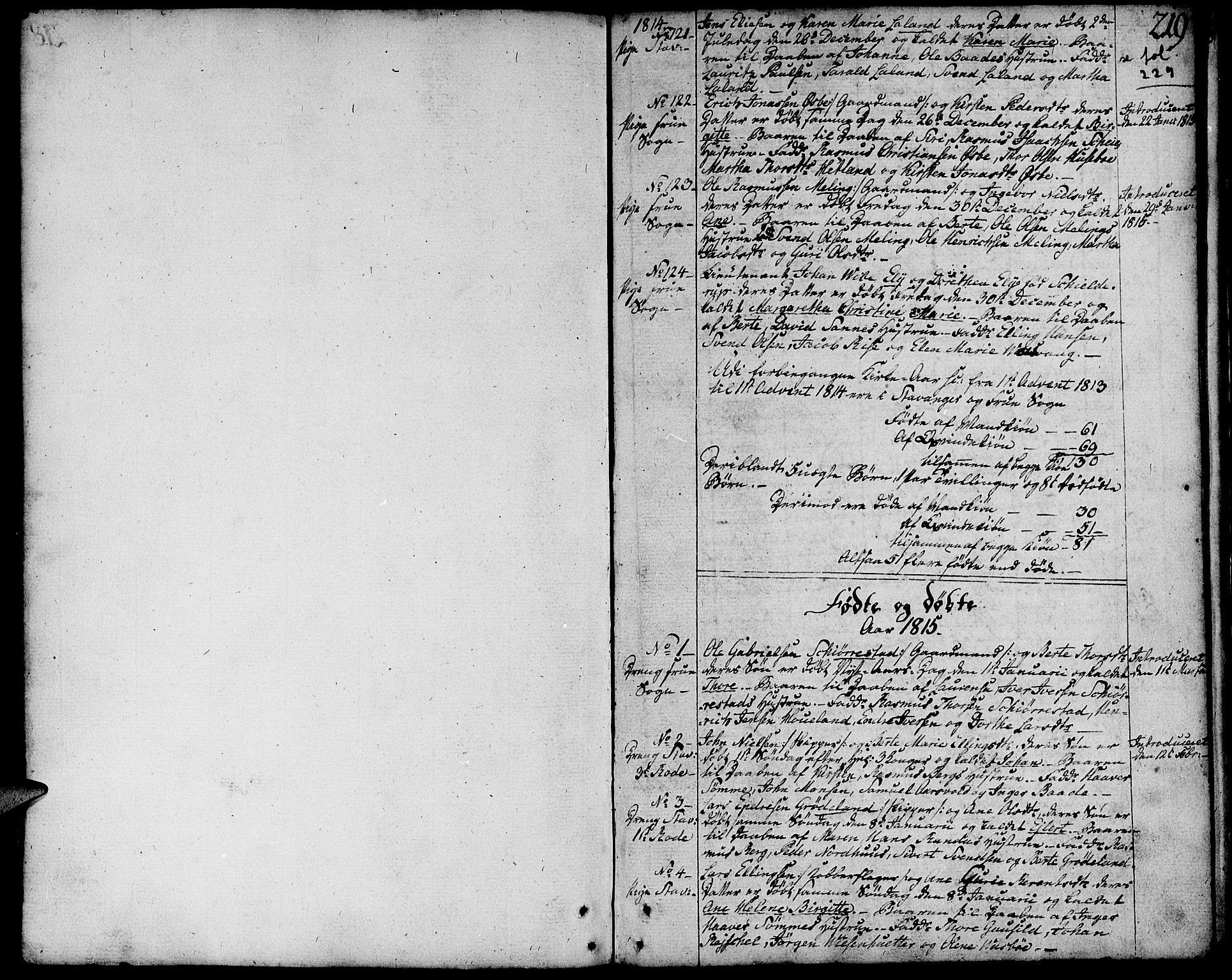 Domkirken sokneprestkontor, AV/SAST-A-101812/001/30/30BA/L0006: Parish register (official) no. A 6, 1783-1815, p. 219